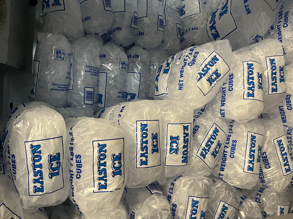 Bags of ice available at Sammy's Market