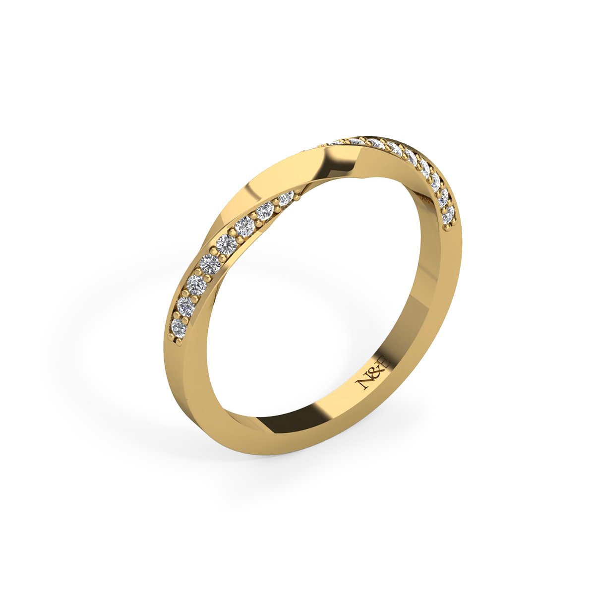Sonoma Mini Oval White Diamond Ring in 20K Peach Gold – Reinstein Ross