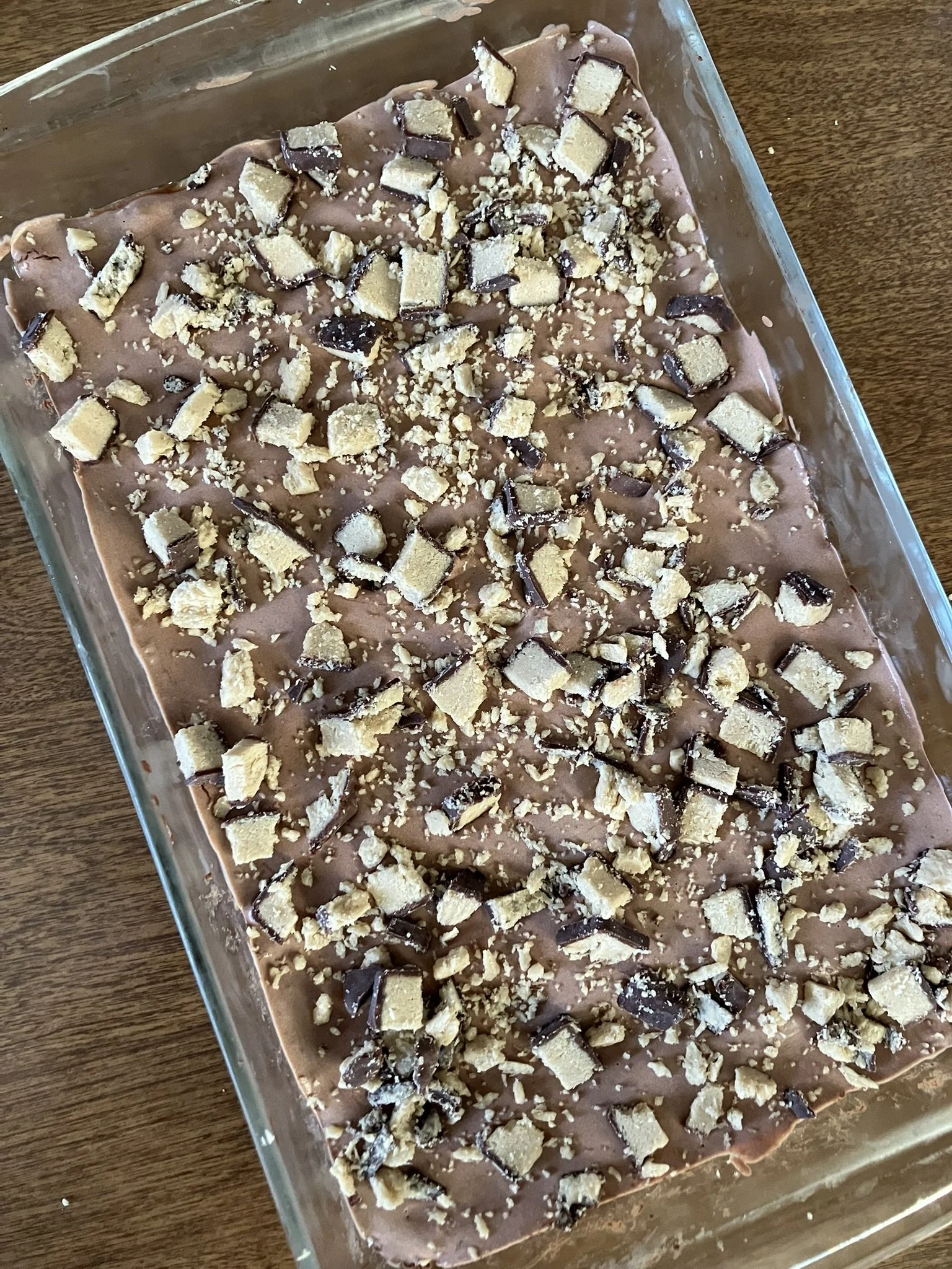 Secretly-Striped Chocolate Tahini Pudding Pie: Gluten-Free and Weight-Loss Friendly