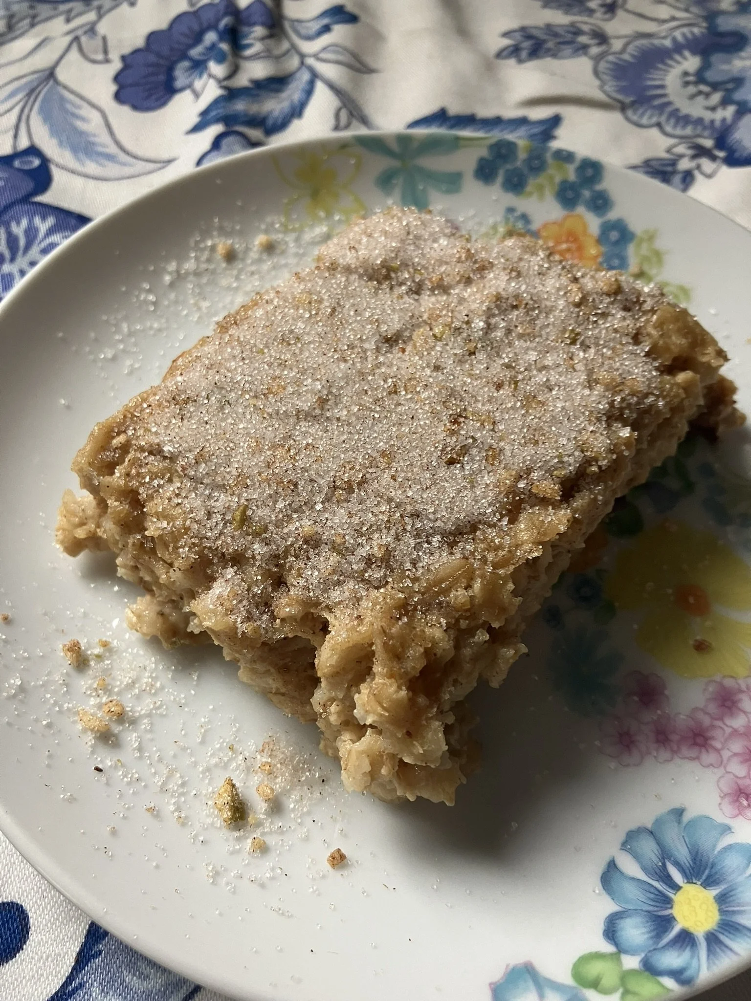 Apple Cider Donut Inspired Baked Oatmeal: Gluten-Free and High Protein