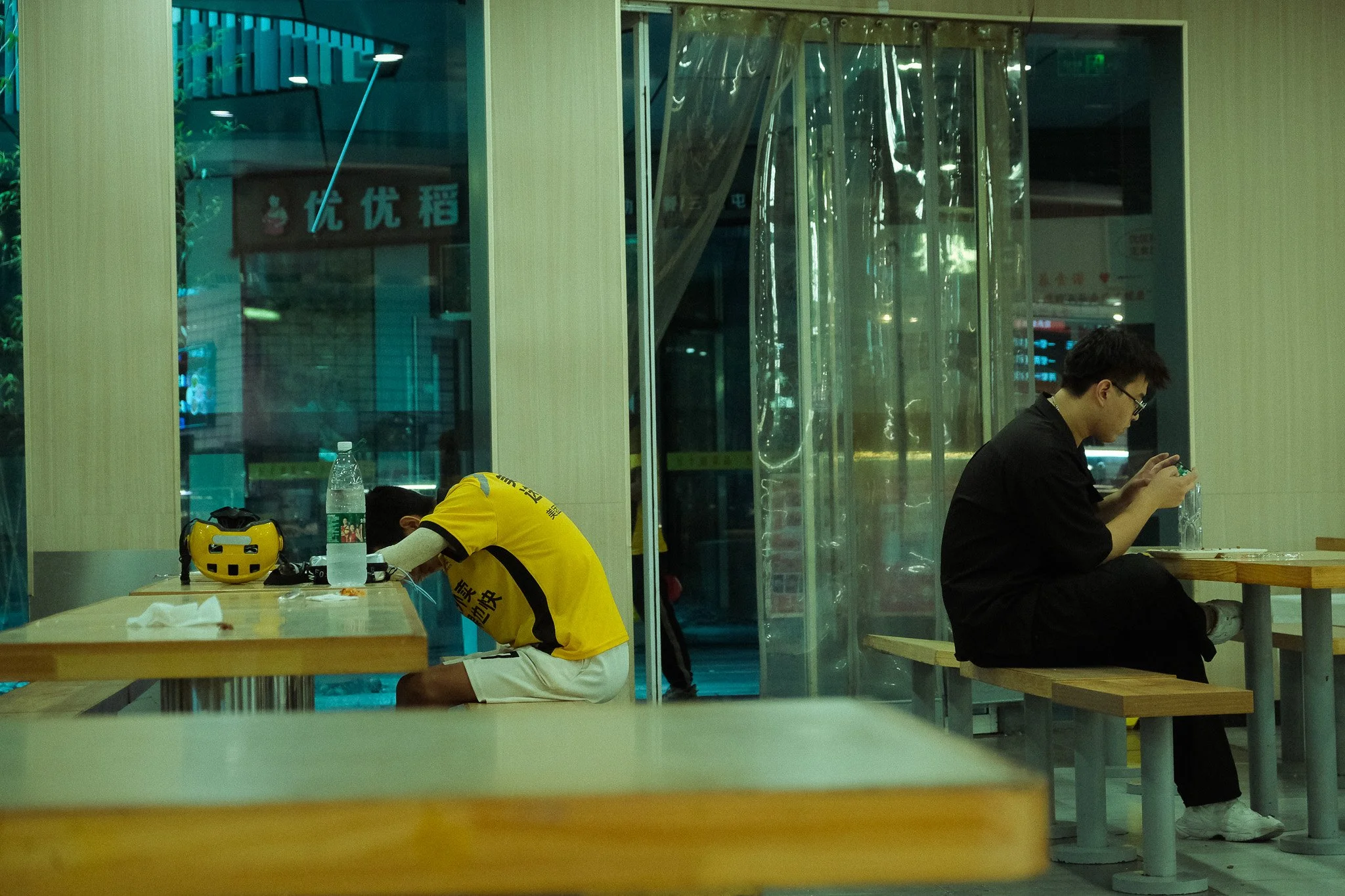 sleeping 美团 driver