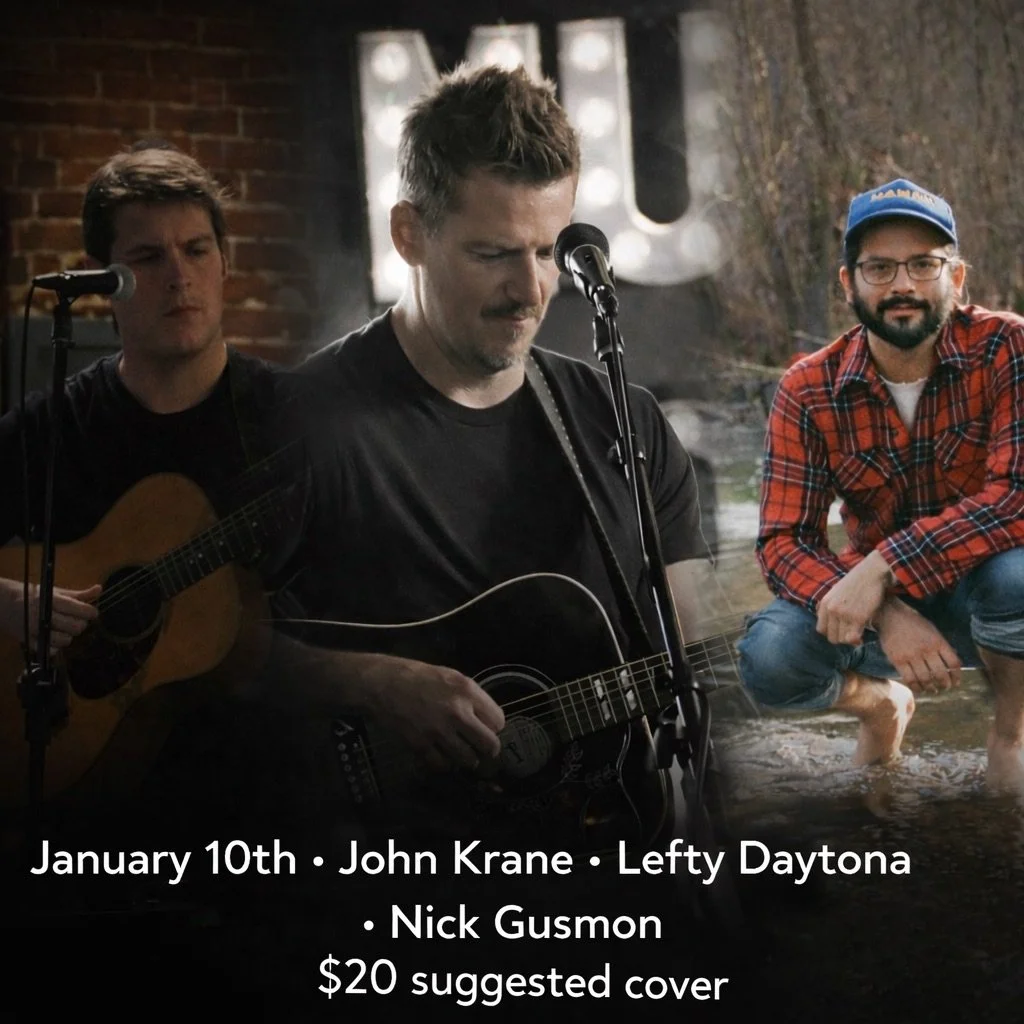 John Krane, Lefty Daytona, and Nick Gusman in Writer's Round