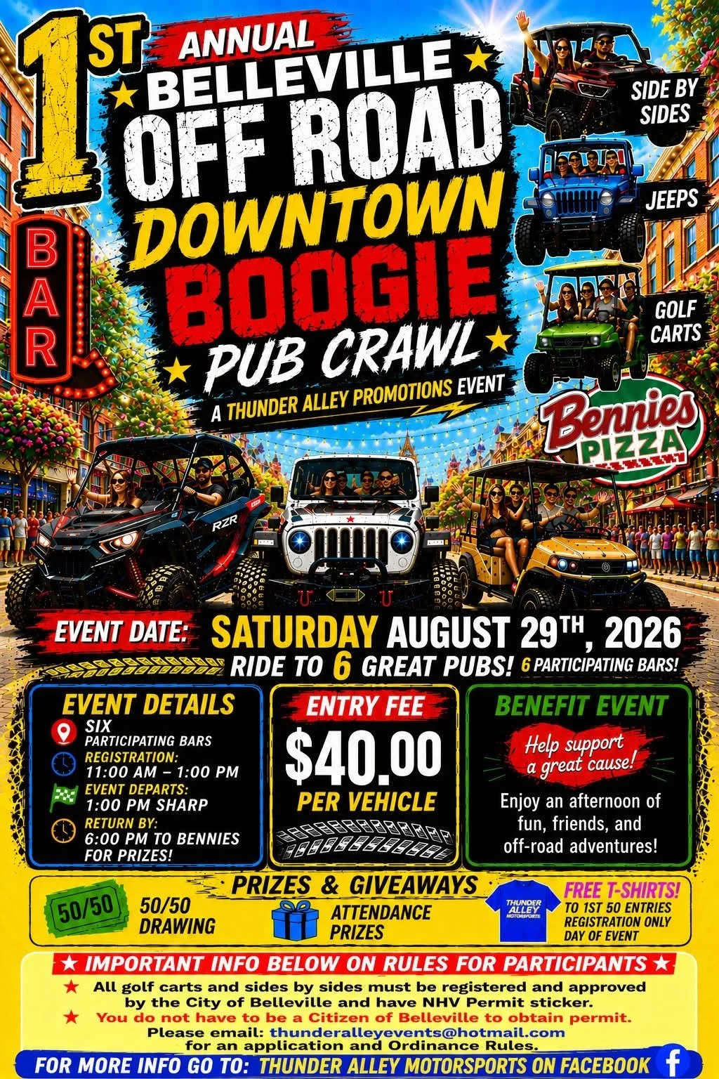 1st Annual Downtown Belleville Offroad Boogie