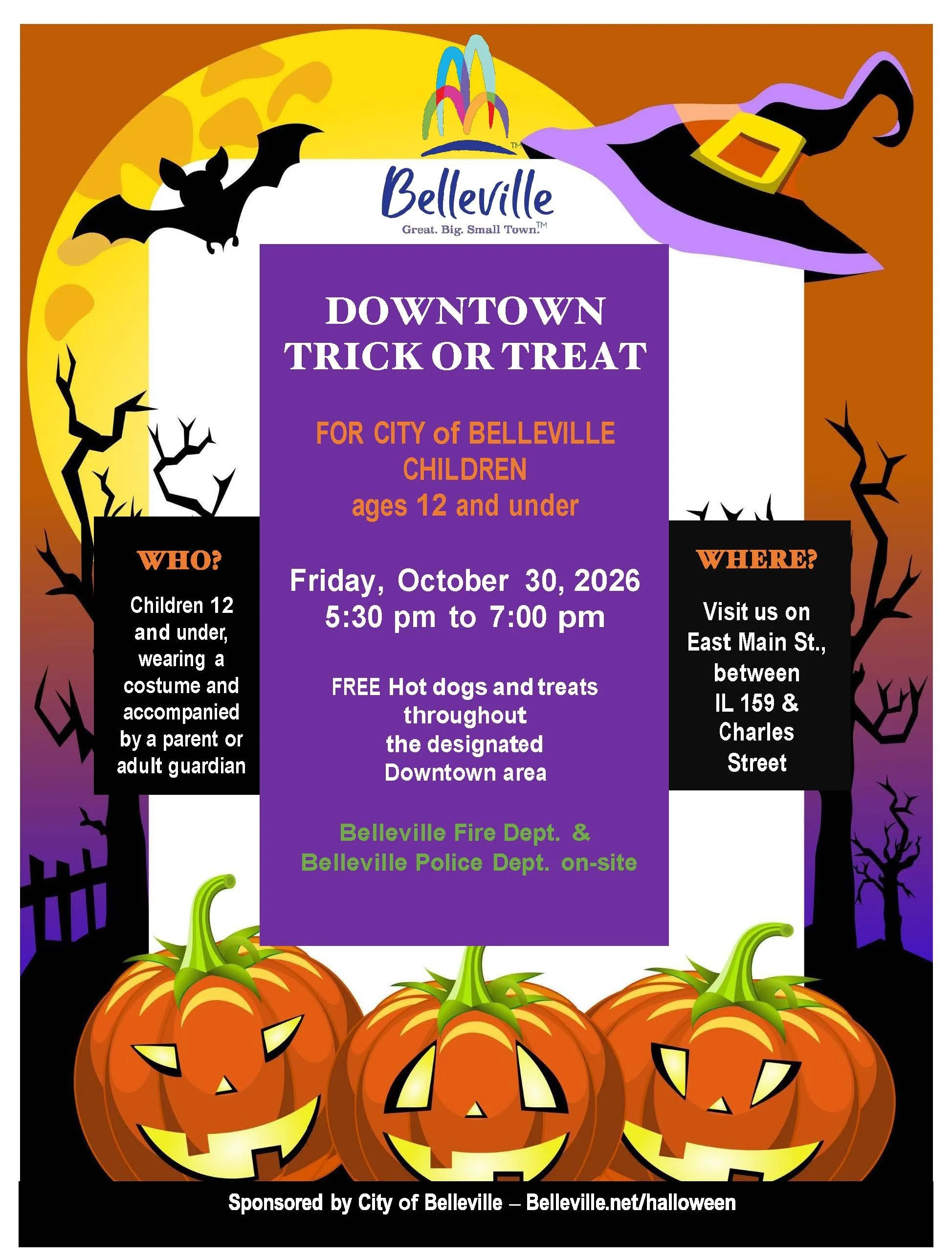 Downtown Belleville Trick or Treat 2026