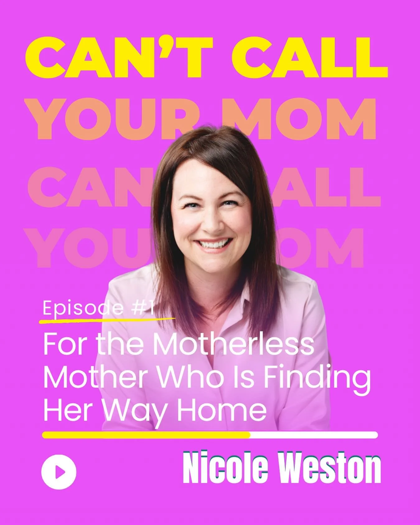 Today is the day. 🤍

Can&rsquo;t Call Your Mom &mdash; Episode 1, 2 and 3 are live.

I started this podcast because I was searching for a place I could bring ALL of me. A mom. A wife. A business owner. A motherless mother. A woman who was grieving a