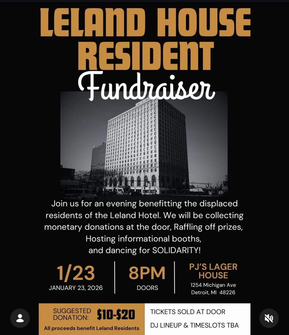 Leland House Resident Fundraiser