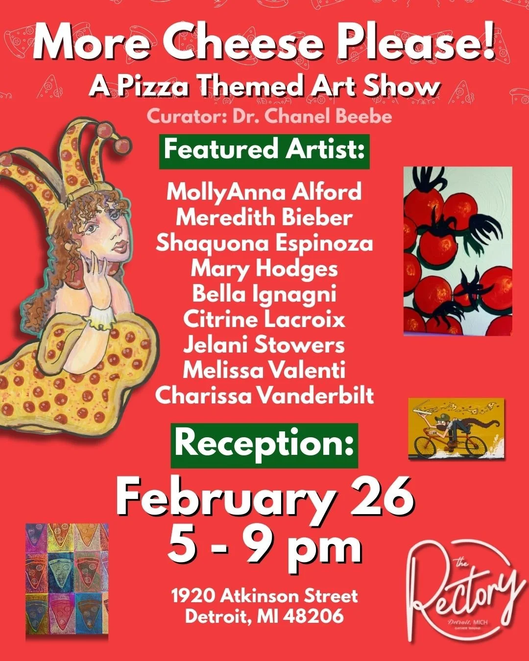 More Cheese Please! A Pizza Themed Art Show