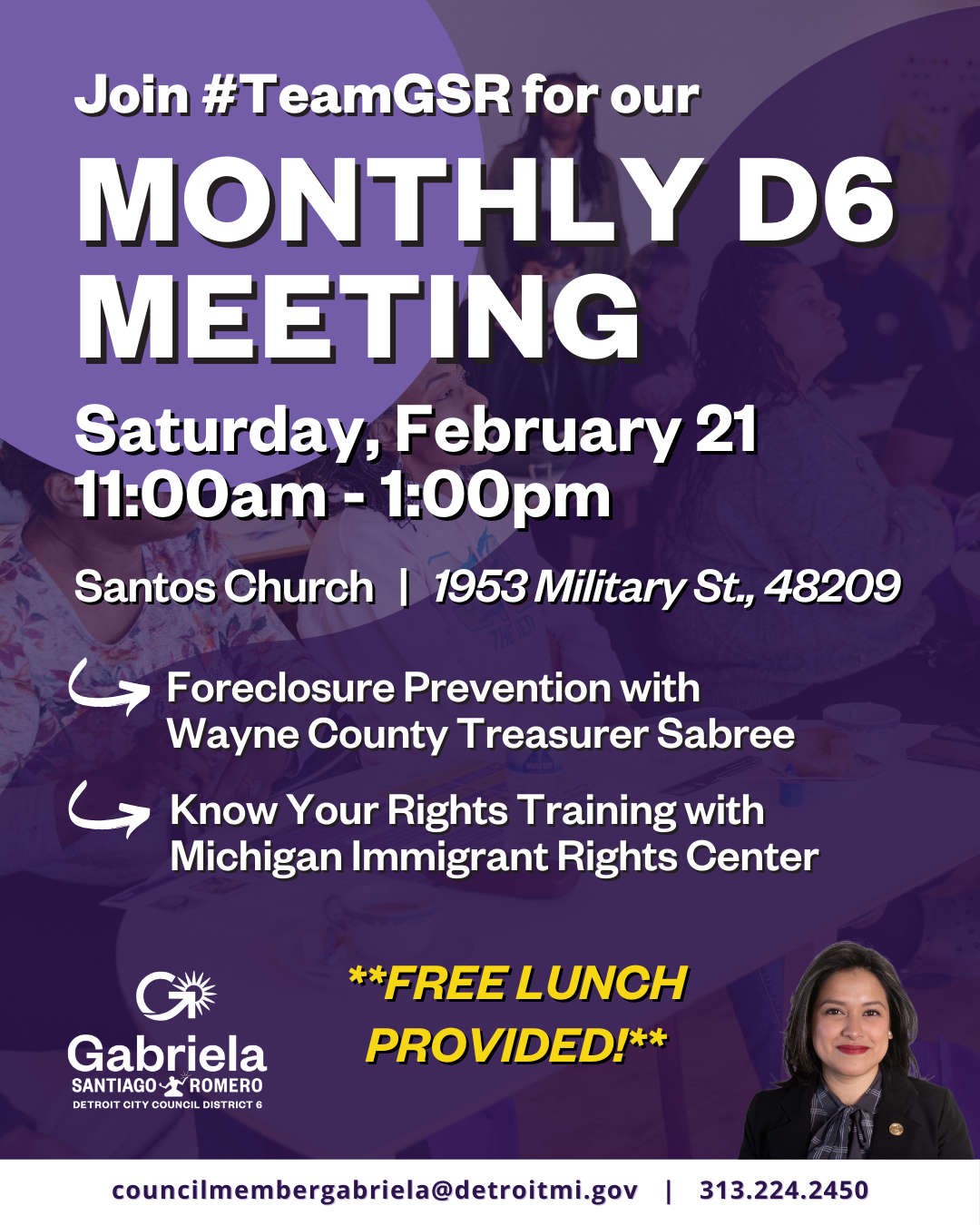 Monthly D6 Meeting: Foreclosure Prevention & Know Your Rights
