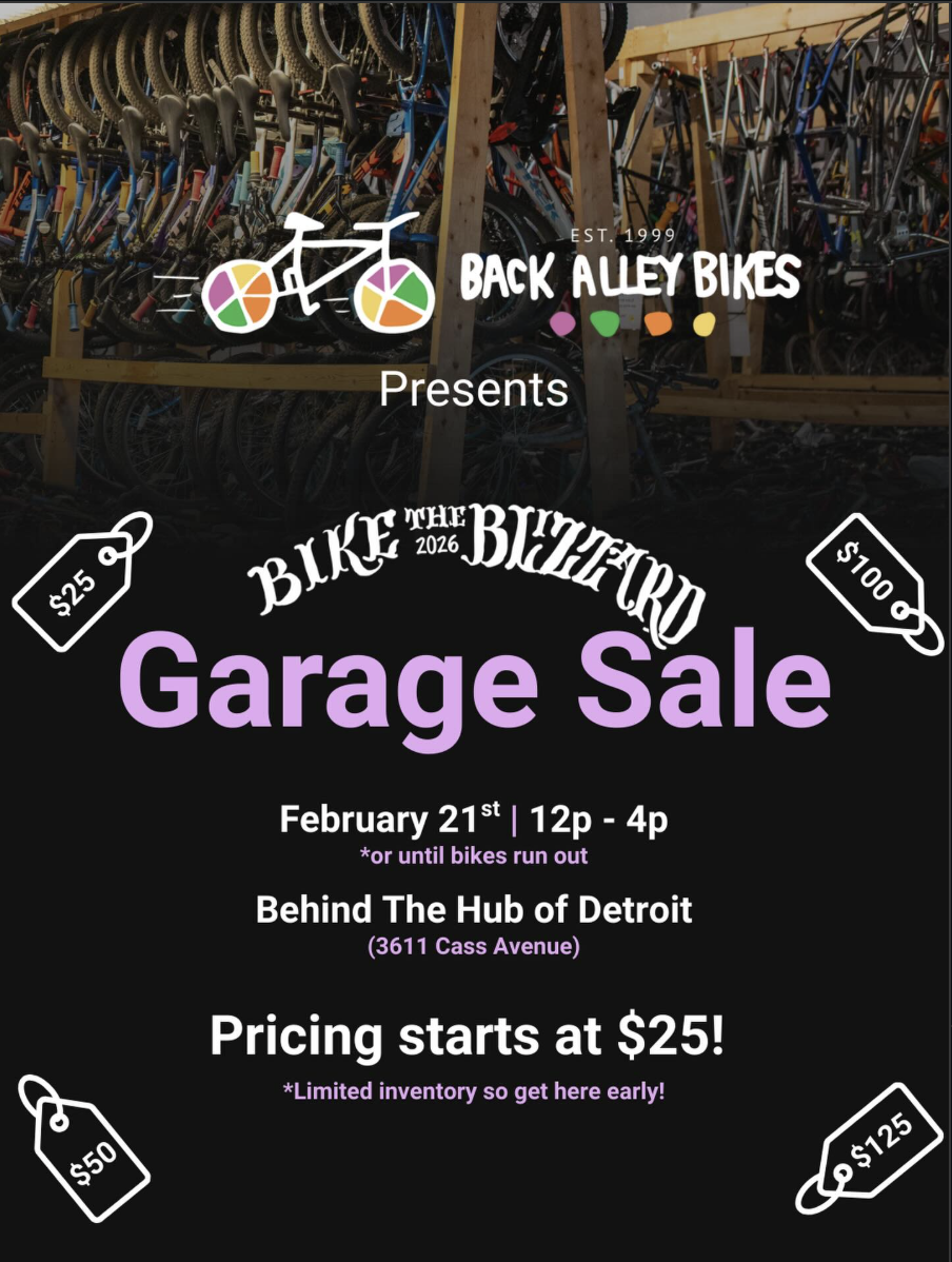 Backalley Bikes Bike the Blizzard Garage Sale