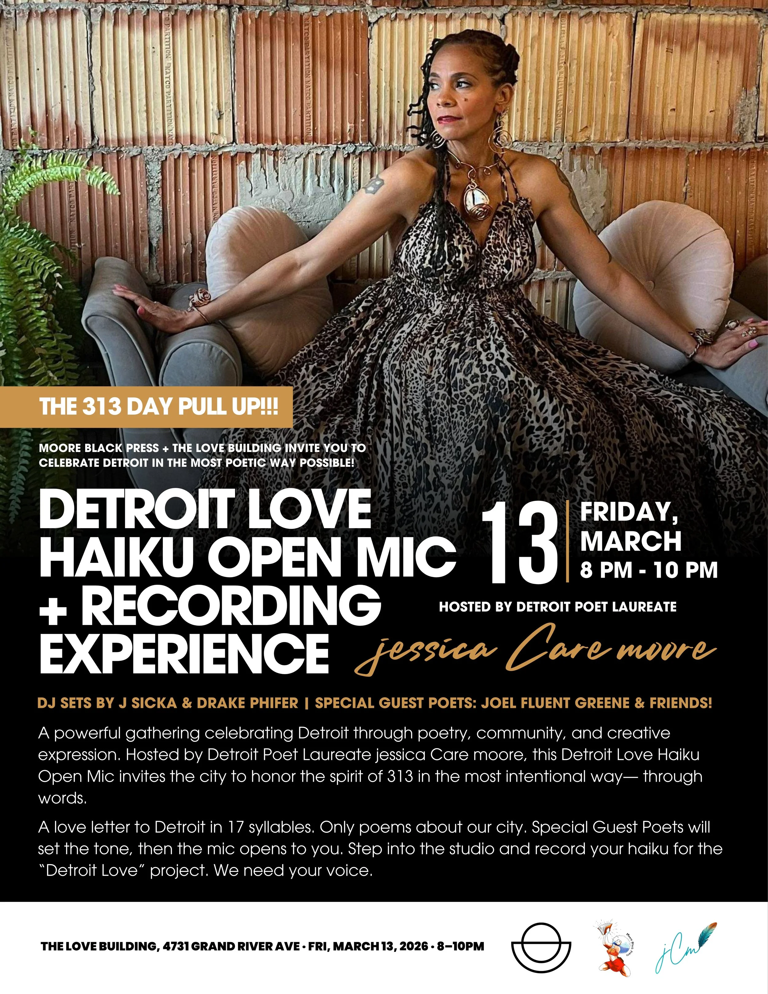 Detroit Love Haiku Open Mic + Recording Experience