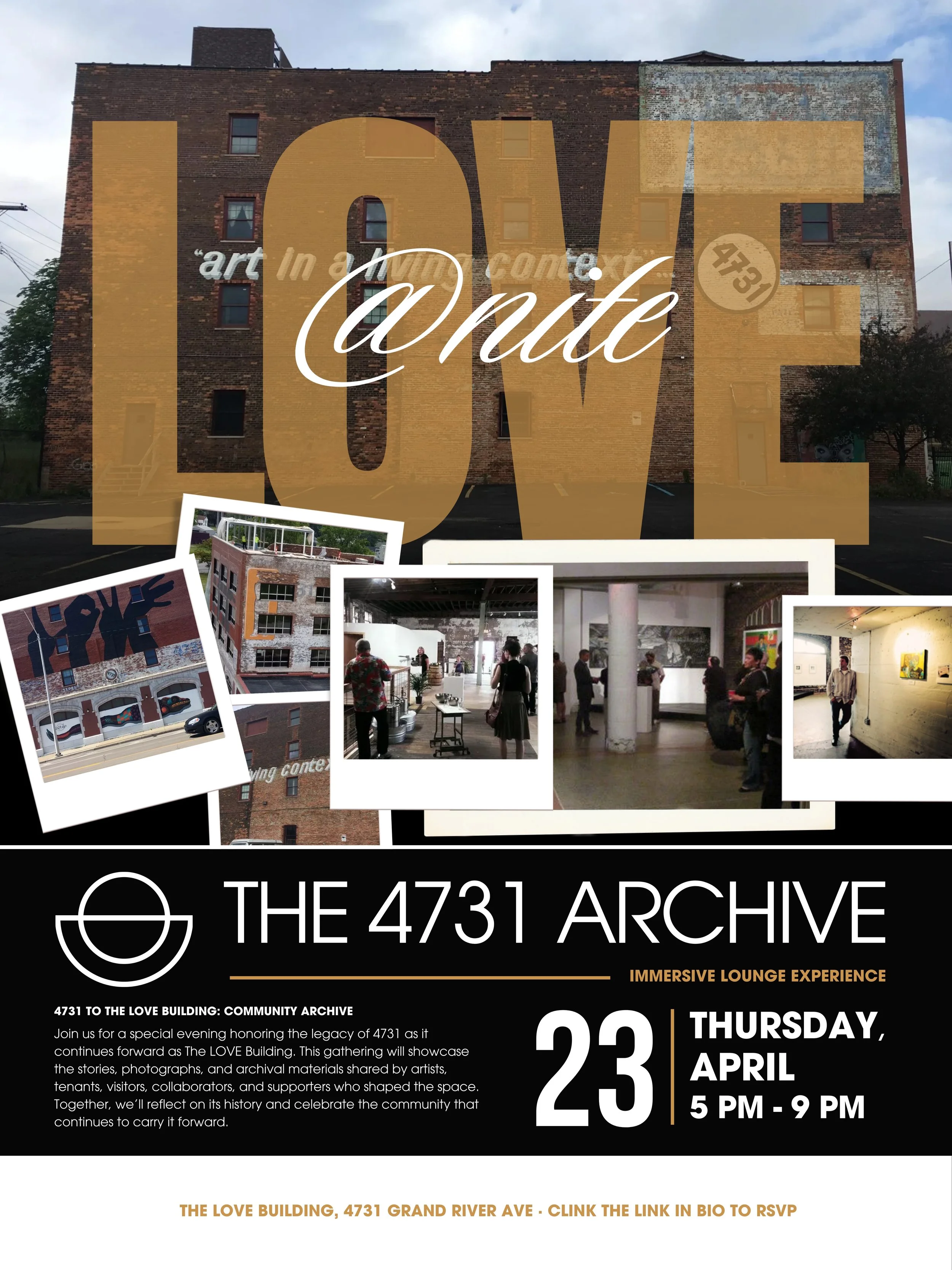 LOVE@Nite: 4731 to The LOVE Building Archive