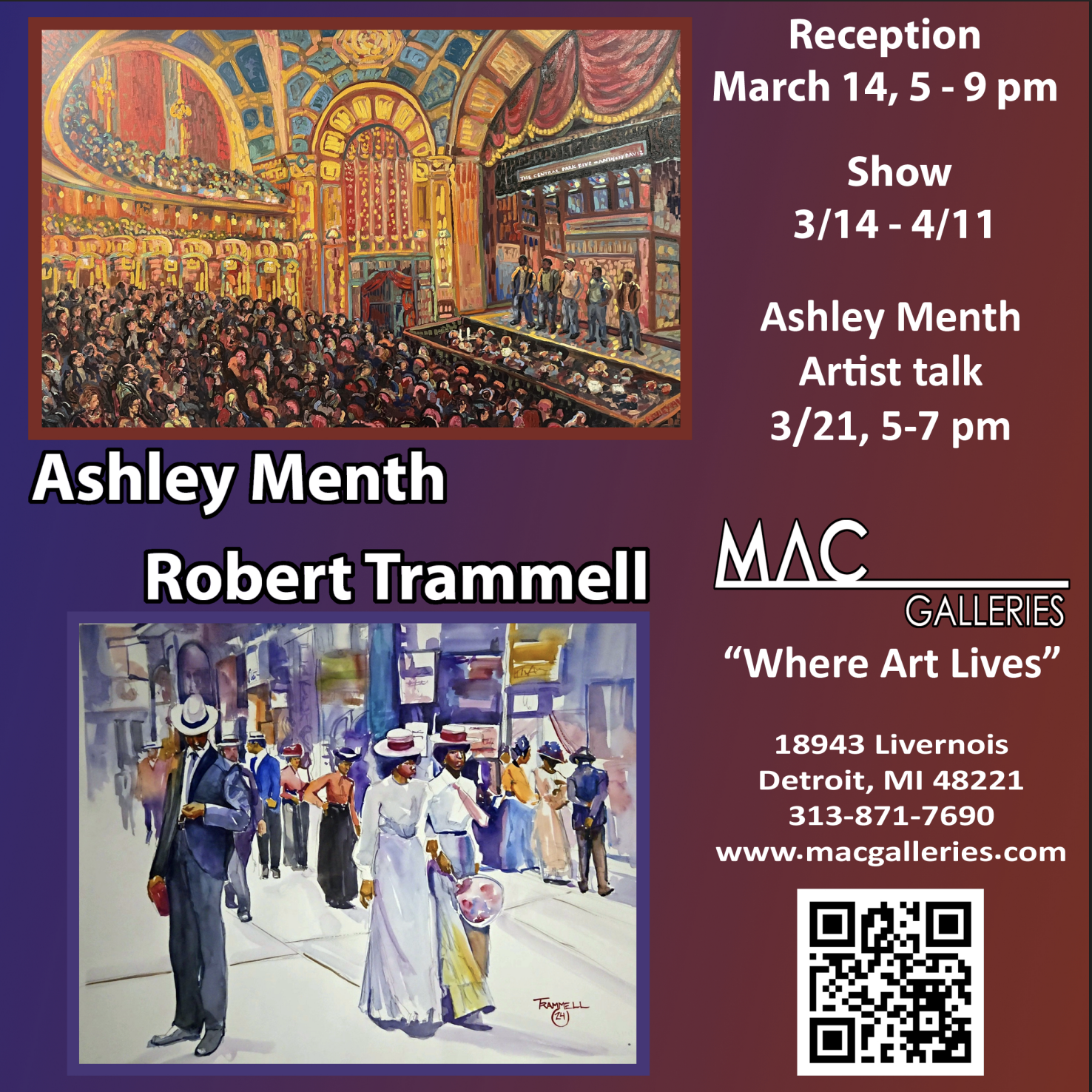 Where Art Lives: A Duo Exhibition Featuring Ashley Menth &amp; Robert Trammell