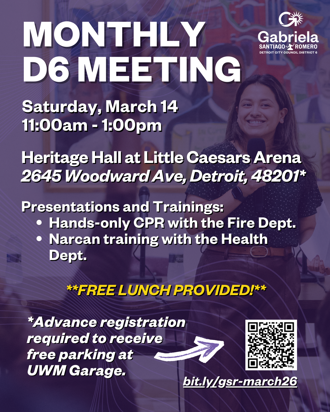 Monthly D6 Meeting: Hands-only CPR and Narcan Trainings