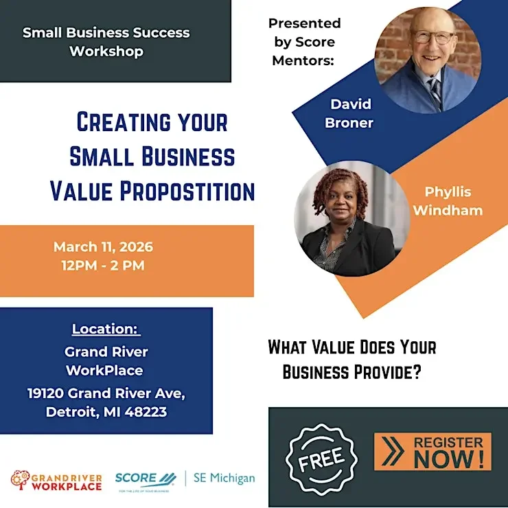 Small Business Success Wednesdays w/ SCORE Lean Business Model Canvas Workshop