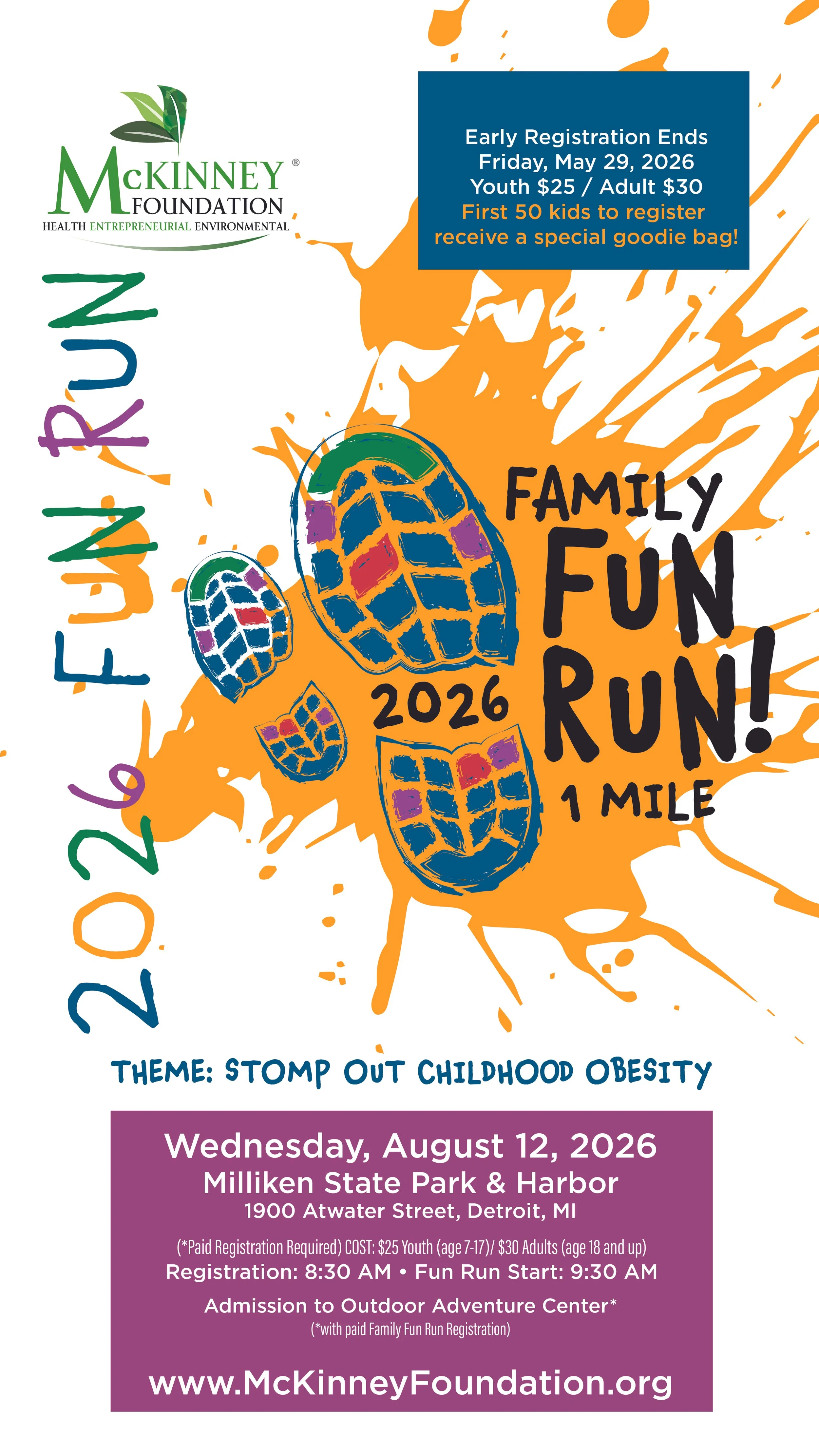2026 Family “Fun Run” – Stomp Out Childhood Obesity!