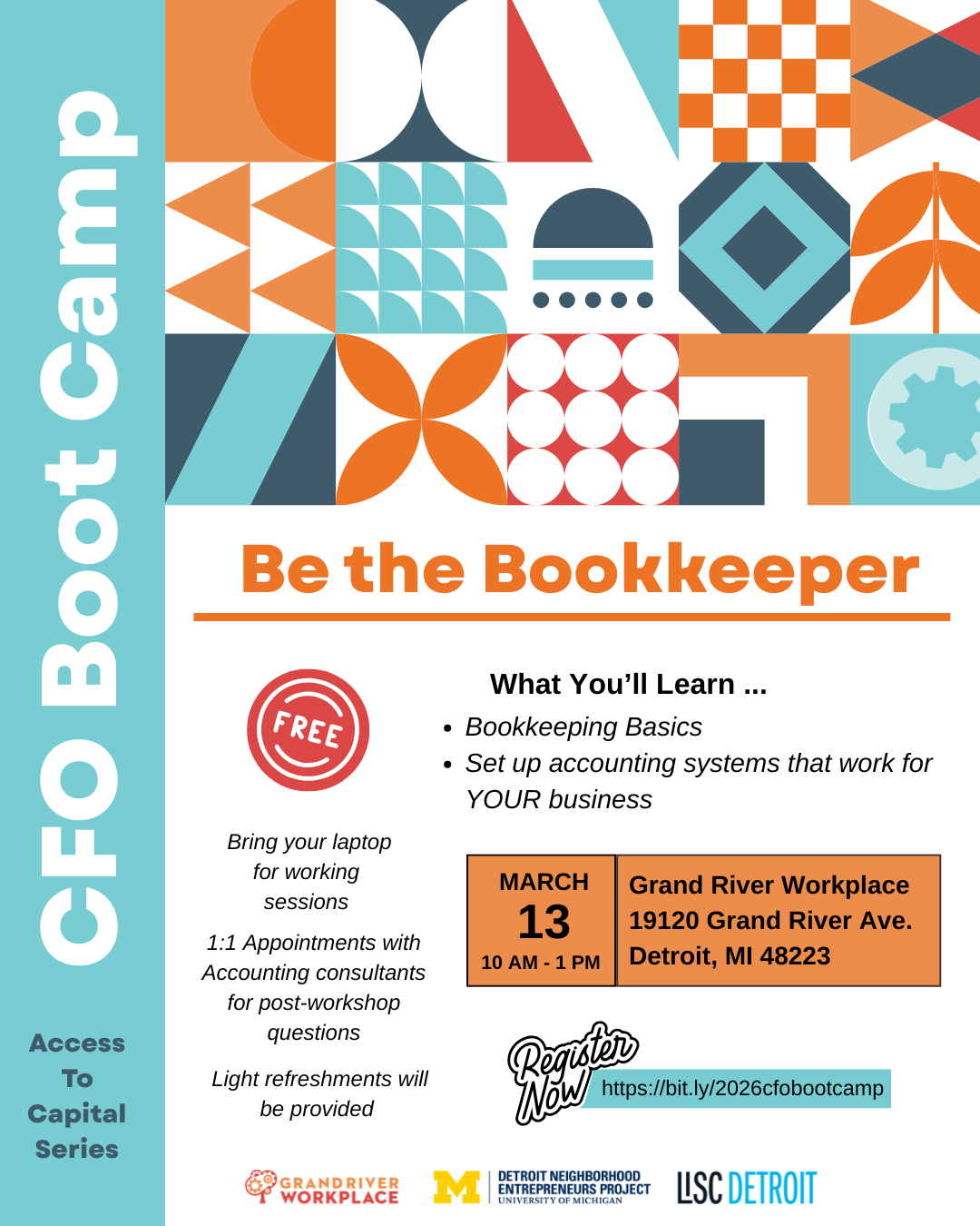 Detroit Neighborhood Entrepreneurship Project CFO Boot Camp