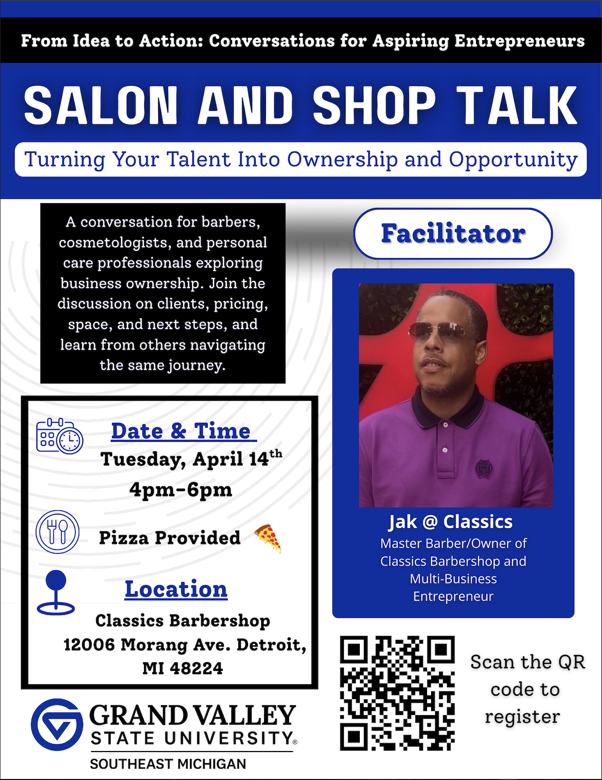 From Idea to Action: Conversations for Aspiring Entrepreneurs- Salon and Shop Talk
