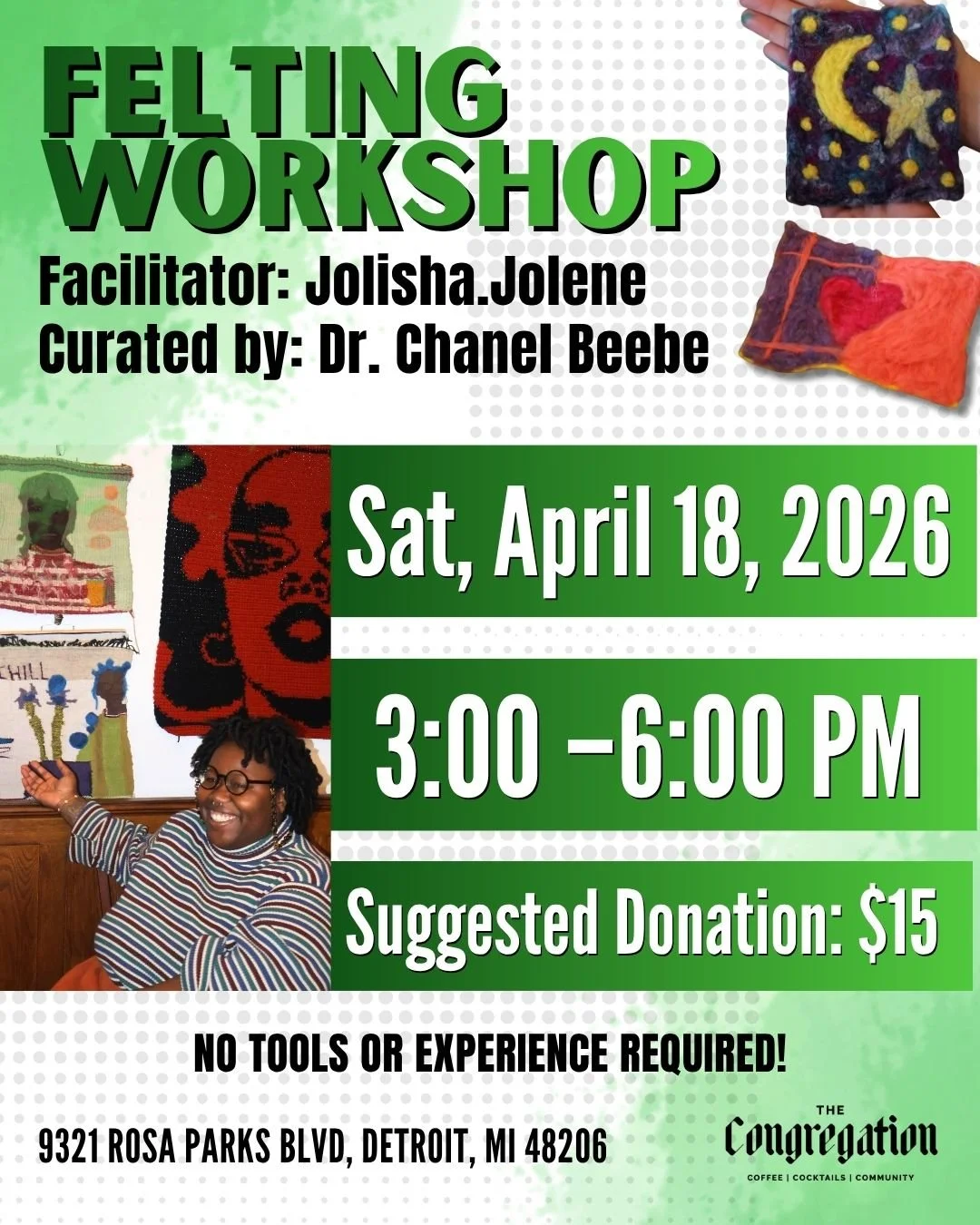 April Felting Workshop by Jolisha.Jolene