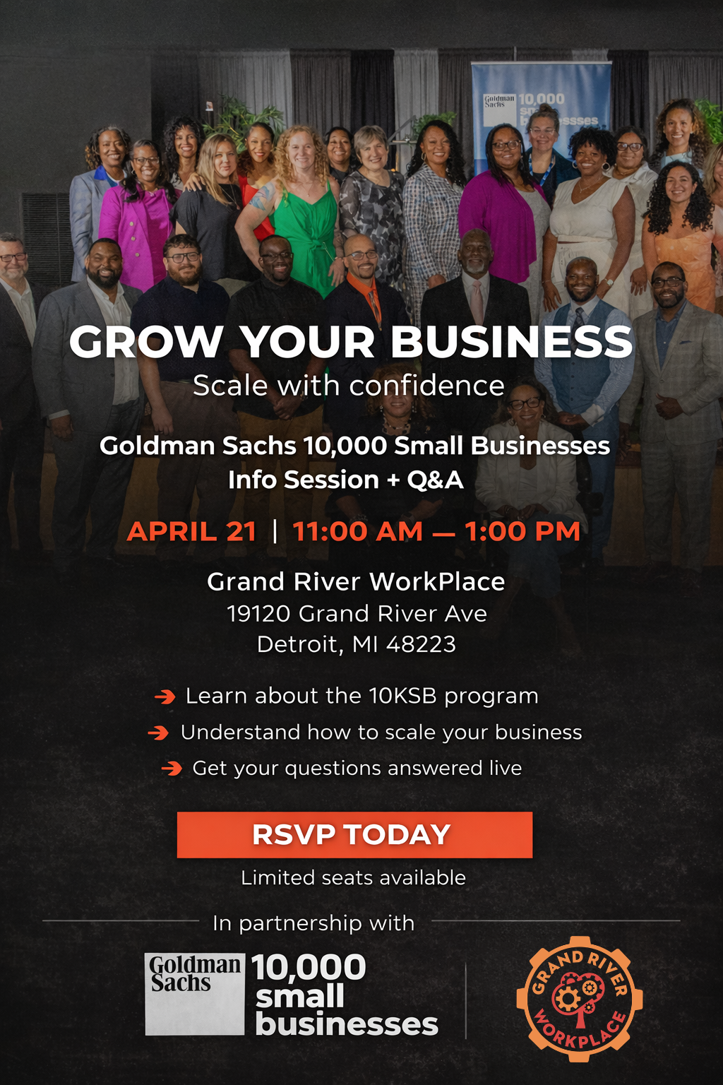Goldman Sachs 10K Small Businesses Lunch &amp; Learn Info Session