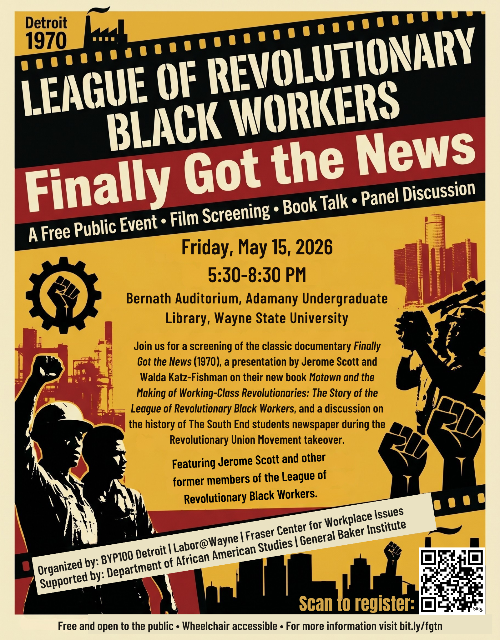 Finally Got the News: A Night w/ the League of Revolutionary Black Workers