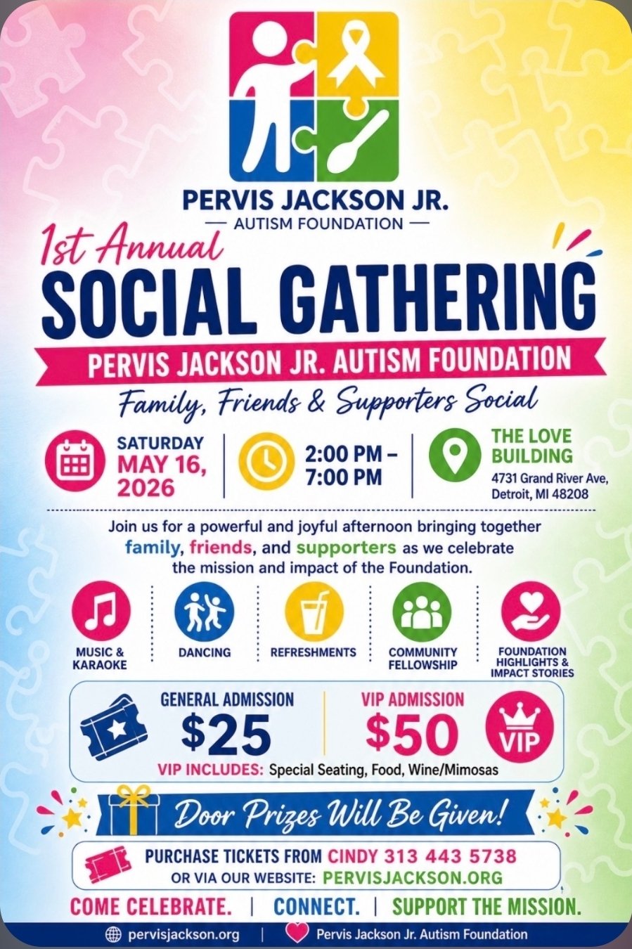 Pervis Jackson Jr Autism Foundation Social