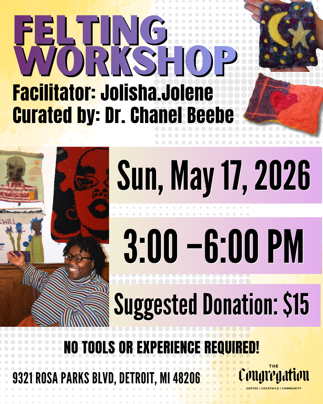 May Felting Workshop by Jolisha.Jolene
