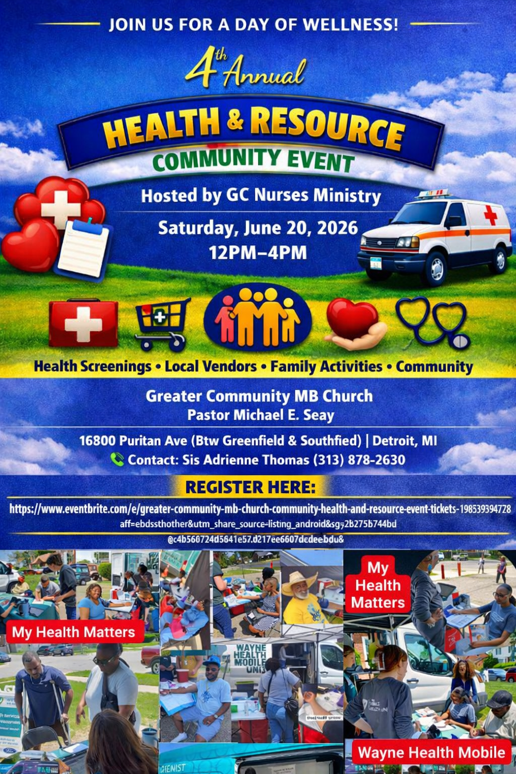 A Greater Community on the Move for Better Health Physically Mentally and Spiritually