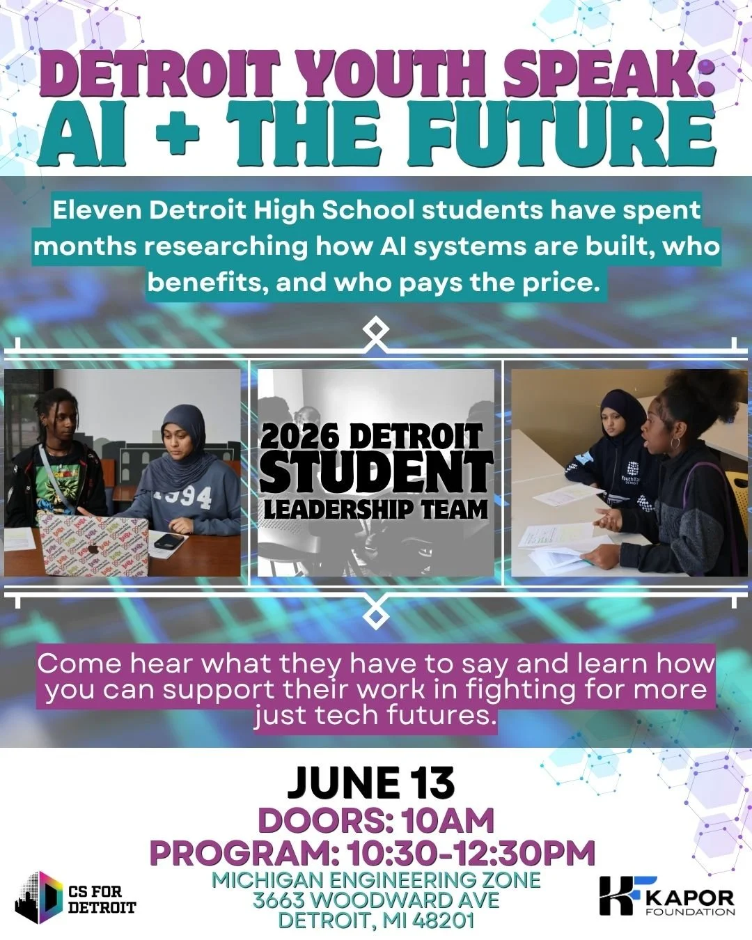 Detroit Youth Speak: AI + The Future