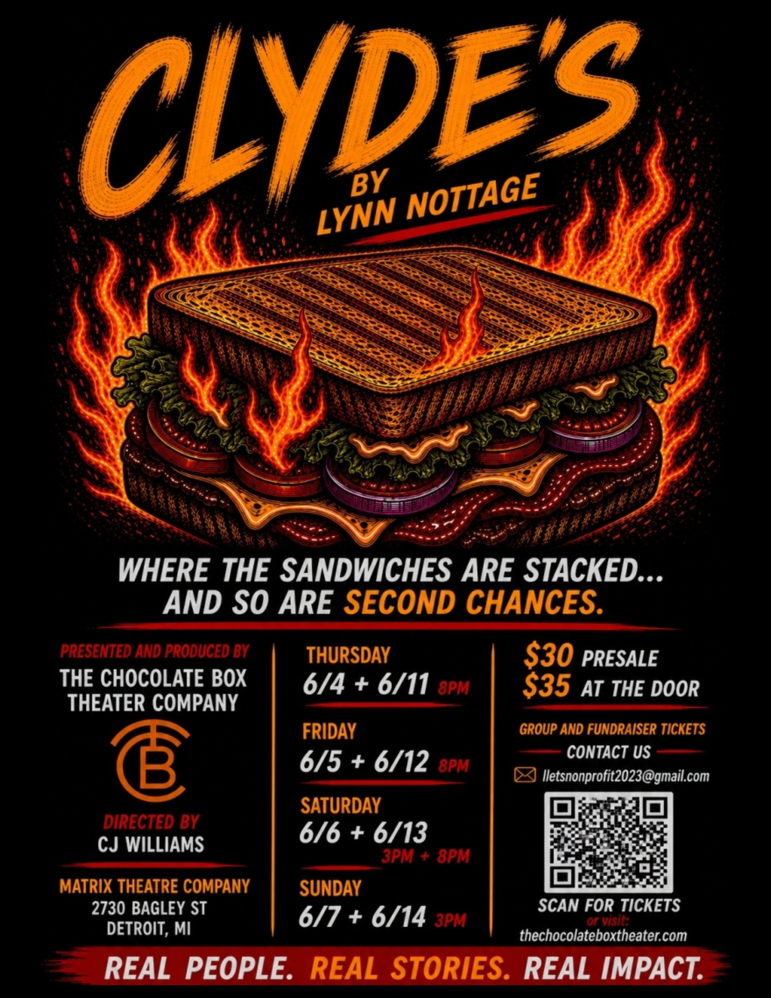 Clyde's by Lynn Nottage presented by The Chocolate Box Theatre
