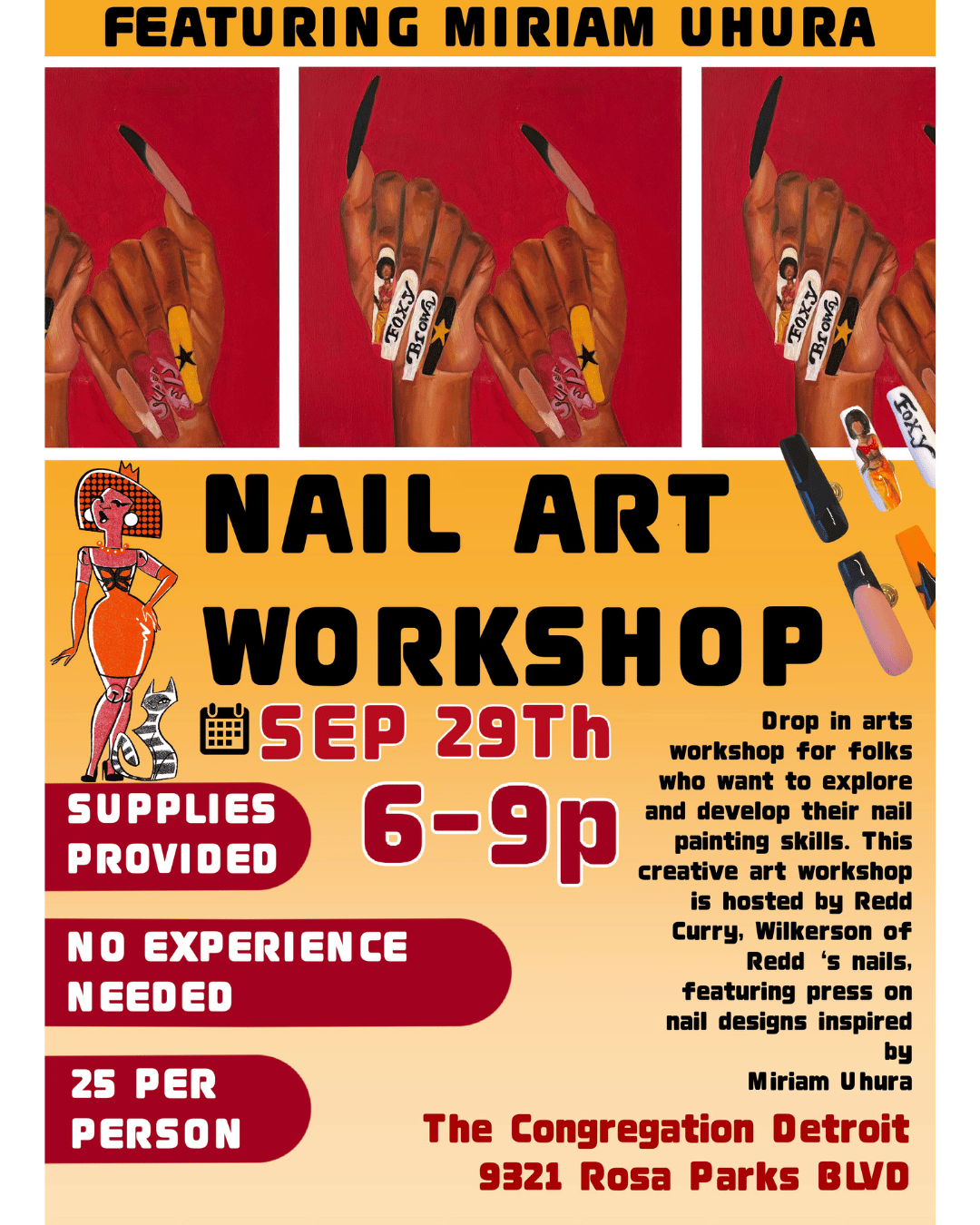 Nail Art Workshop Hosted by REDD's Nails