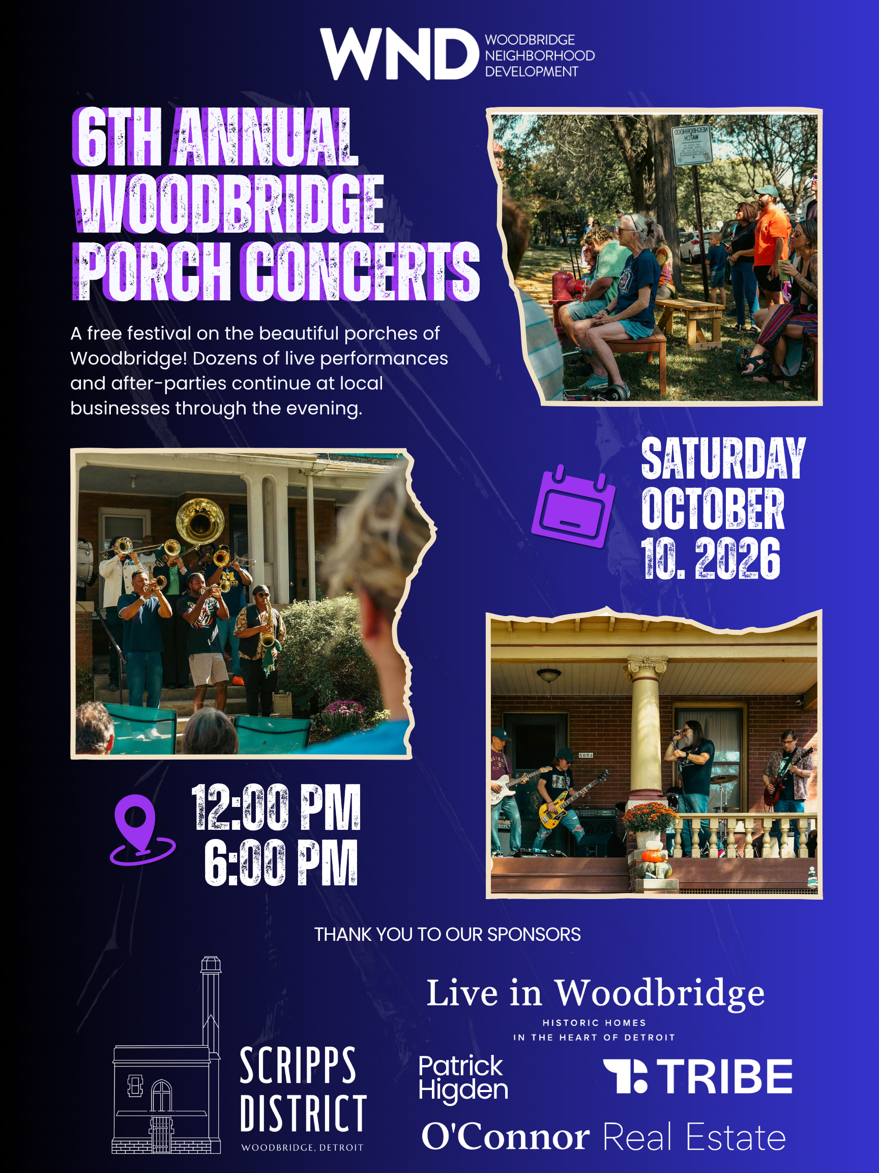 6th Annual Woodbridge Porch Concerts