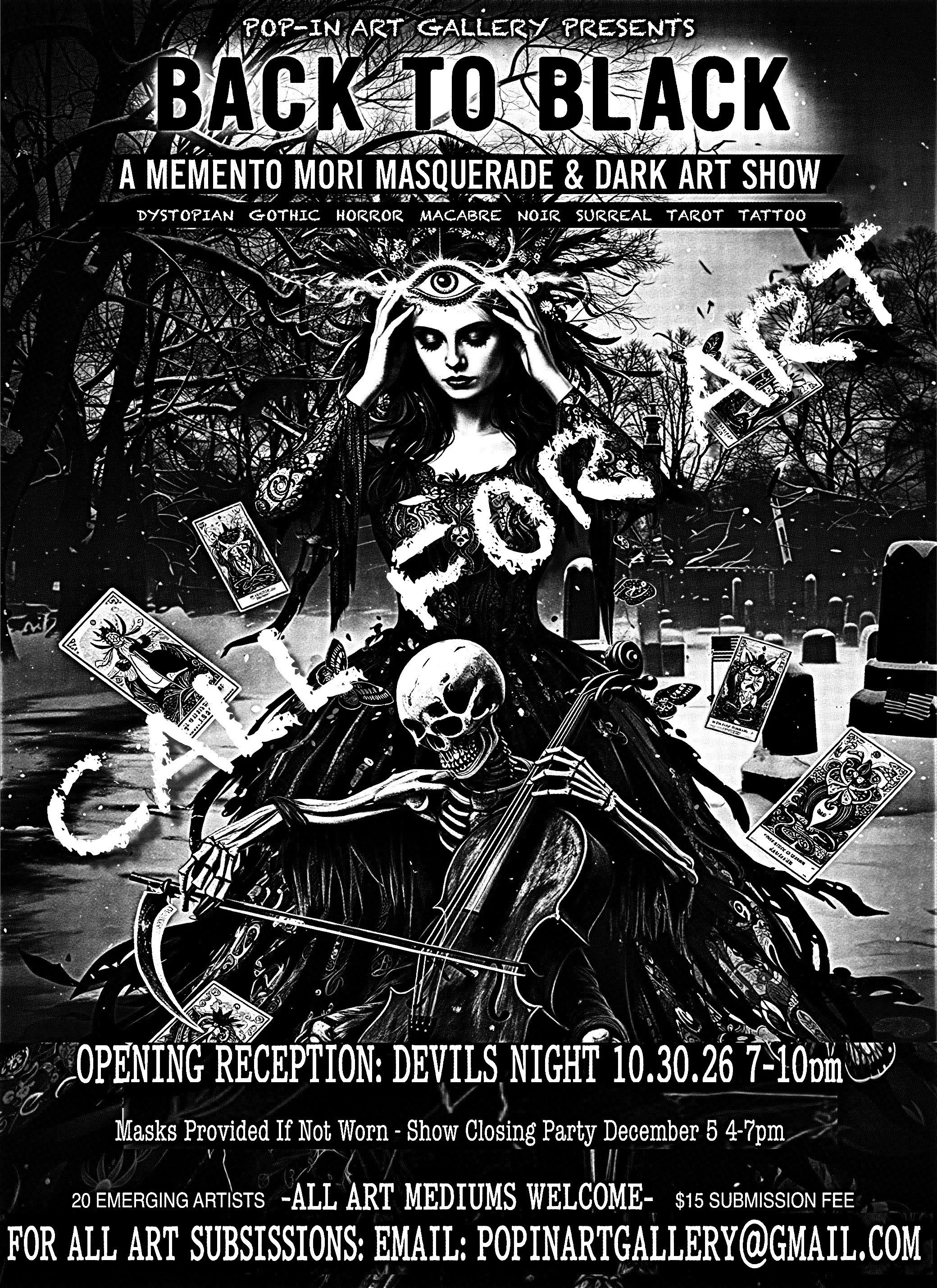 Back to Black - All Dark Art Show