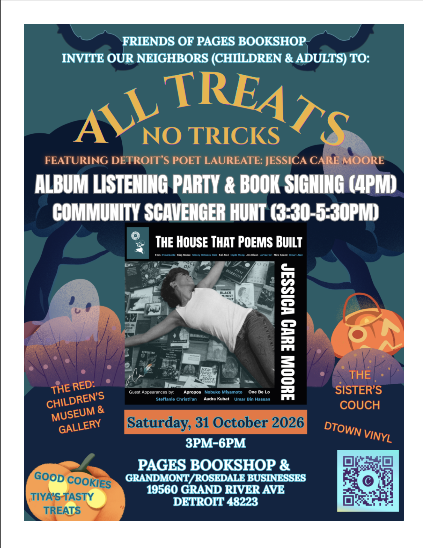 All Treats No Tricks: Album Listening Party & Community Celebration
