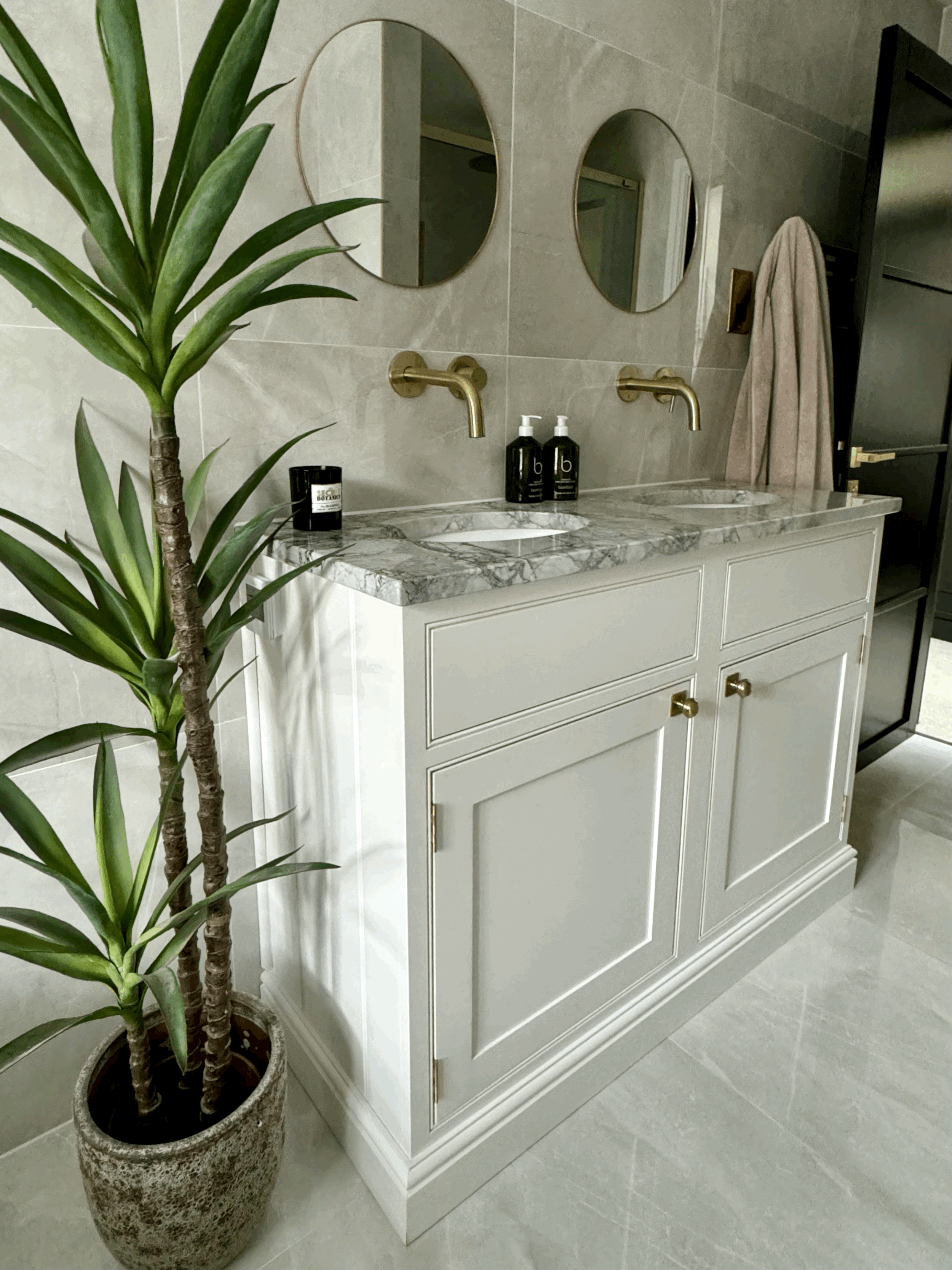 Handmade vanity unit