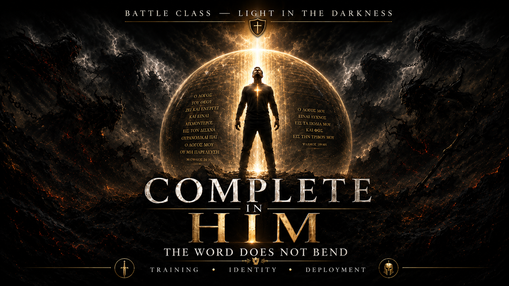 complete in Him                          The Word Does Not Bend