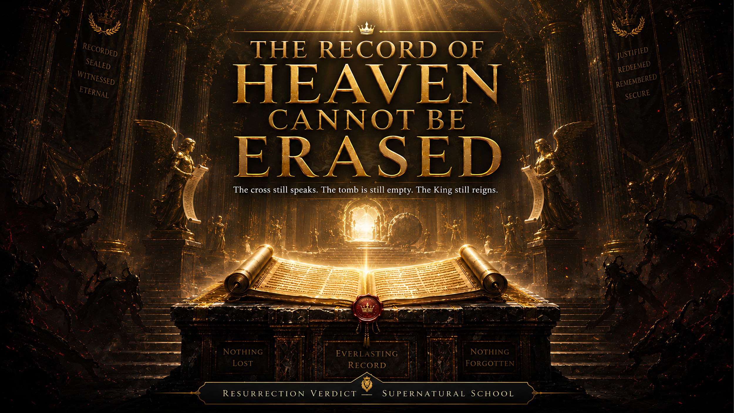 THE RECORD OF HEAVEN CANNOT BE ERASED