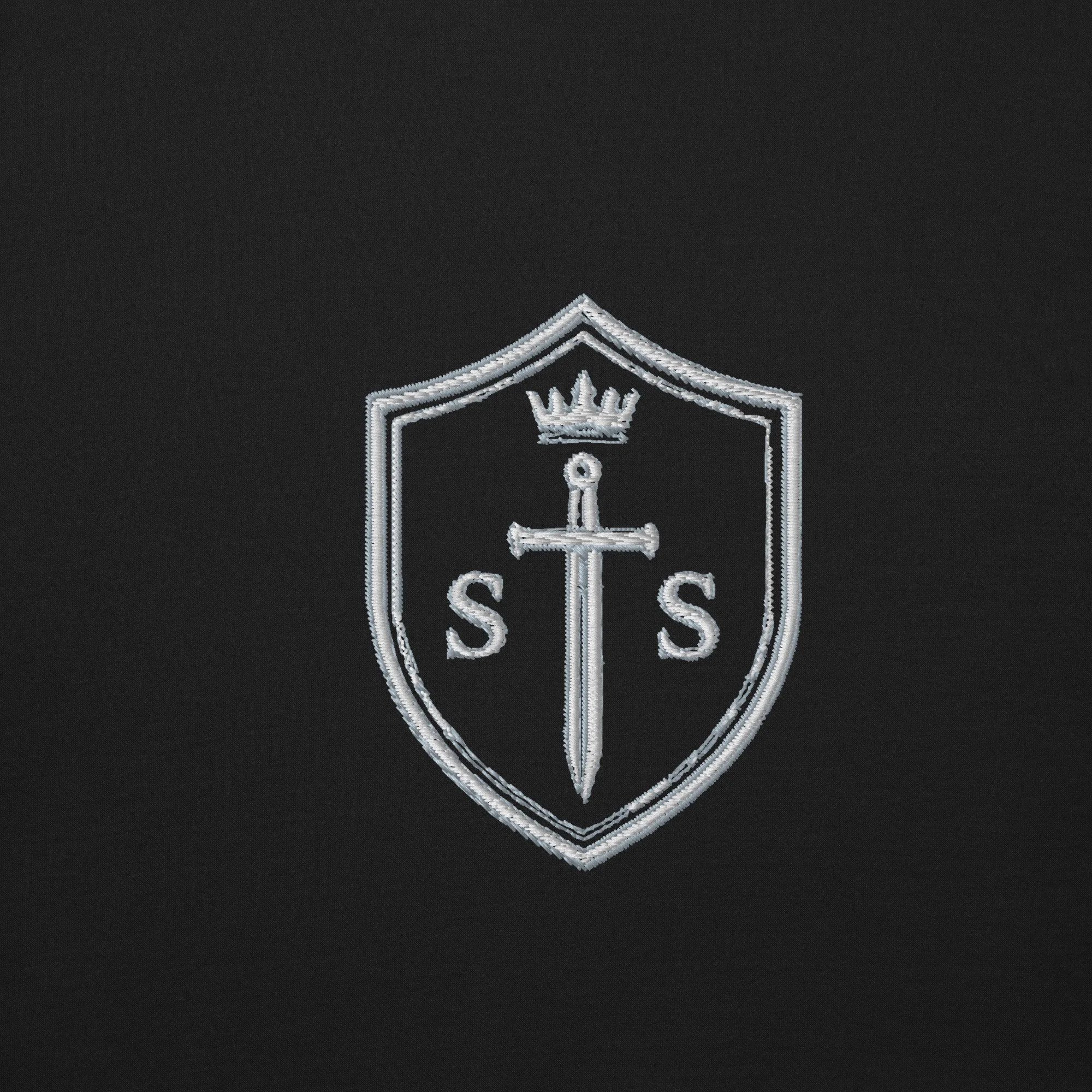 Black Battle Class Mission Ready premium sweatshirt with embroidered Supernatural School Field Crest