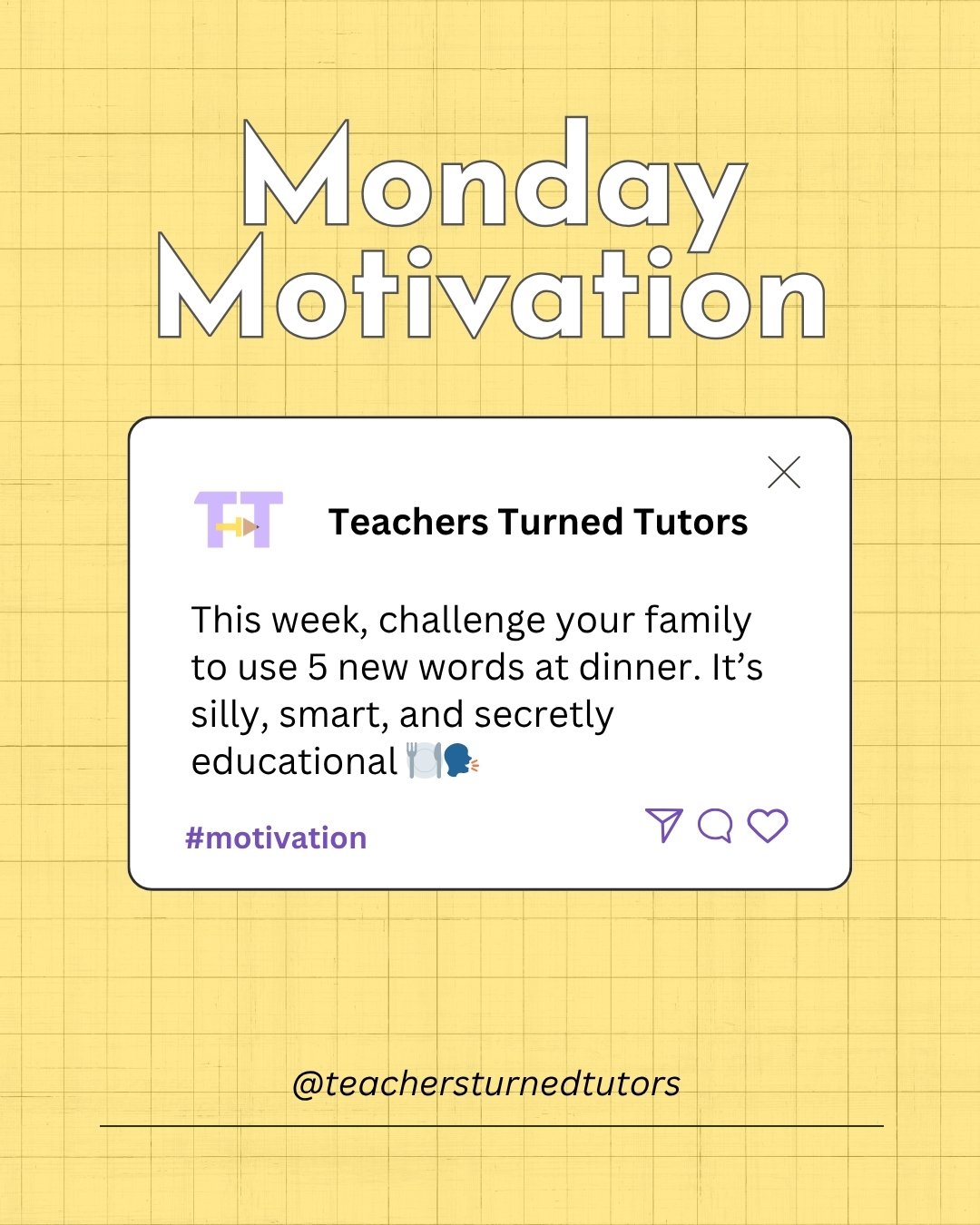 ✨ Let&rsquo;s turn dinner into a vocabulary adventure!
This week, challenge your family to use five new words during dinner. The sillier the better! You&rsquo;ll be amazed at how creative (and competitive) everyone gets. 😄
Not only does it spark lau