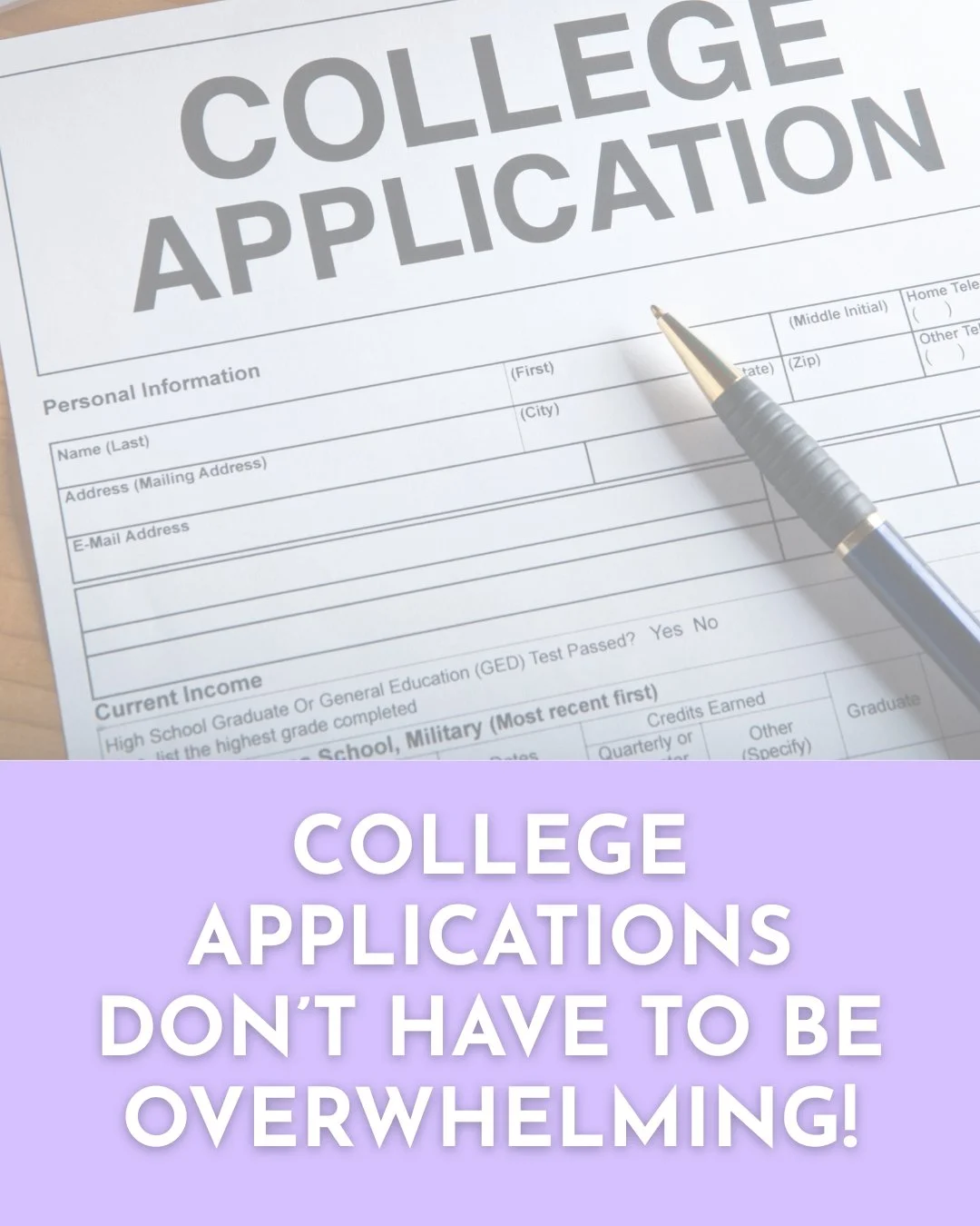 🎓 College applications can feel like a full-time job&mdash;essays to write, forms to fill out, deadlines to track, and big decisions to make. It&rsquo;s a lot, and it can get overwhelming fast. That&rsquo;s where we come in. At Teachers Turned Tutor