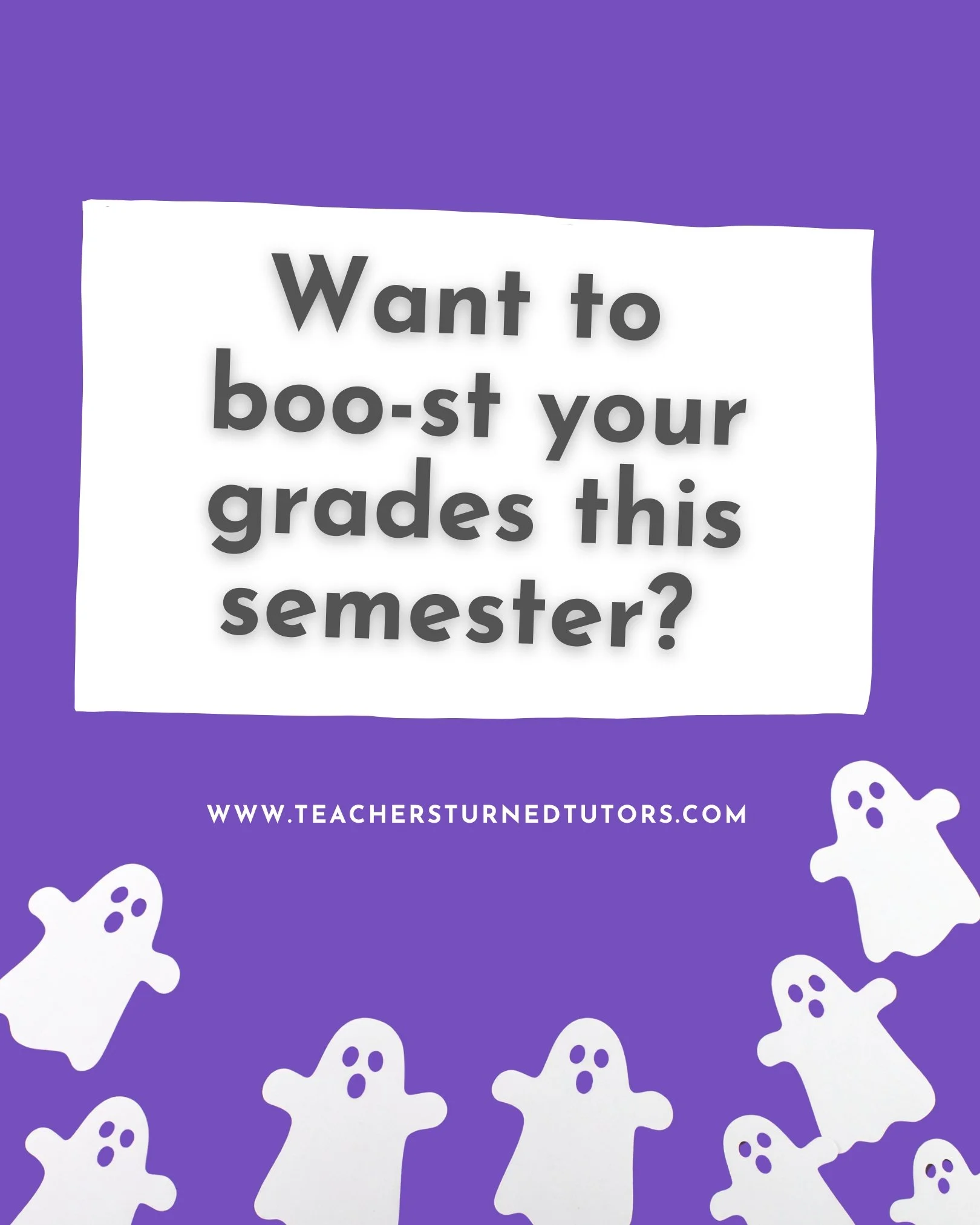 👻 Boo-sting your grades doesn&rsquo;t take magic&mdash;just the right support! 🦇 Our team of teachers-turned-tutors helps students tackle tough subjects, rebuild confidence, and see that &lsquo;aha!&rsquo; moment when things finally click. ✏️ No mo
