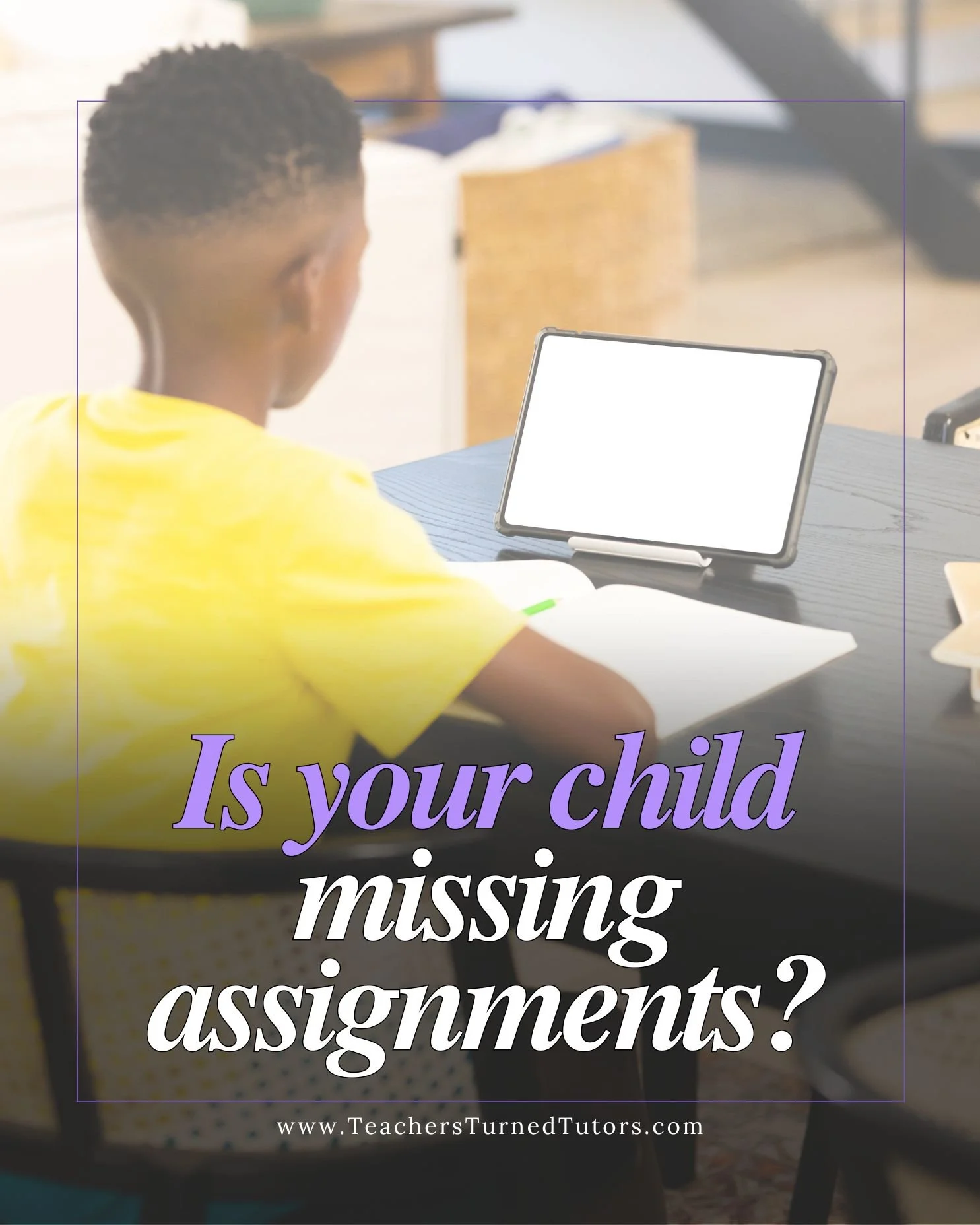 Missing Work? Let&rsquo;s Get It Turned In

Missing assignments can feel overwhelming for students and families. It is hard to know where to start and even harder when motivation begins to dip. This is where our tutors shine.

At Teachers Turned Tuto