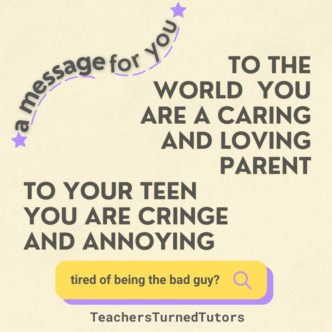 You love your child. You show up. You try.

And somehow&hellip; you&rsquo;re still the bad guy.

That doesn&rsquo;t mean you failed. It means you&rsquo;re human and you&rsquo;re too close to the situation.

Giving up being the tutor isn&rsquo;t givin