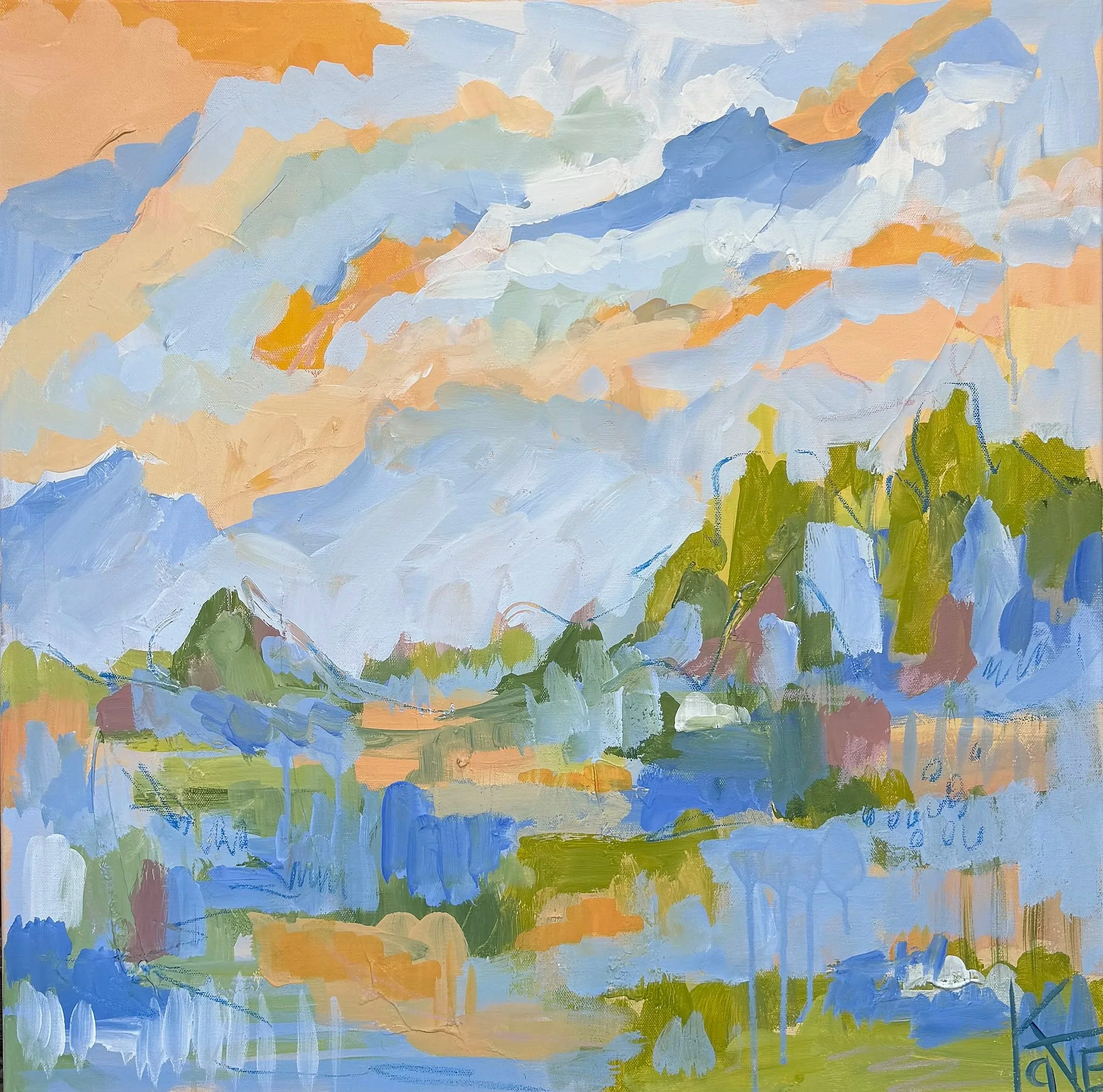"Sunset in Blue"