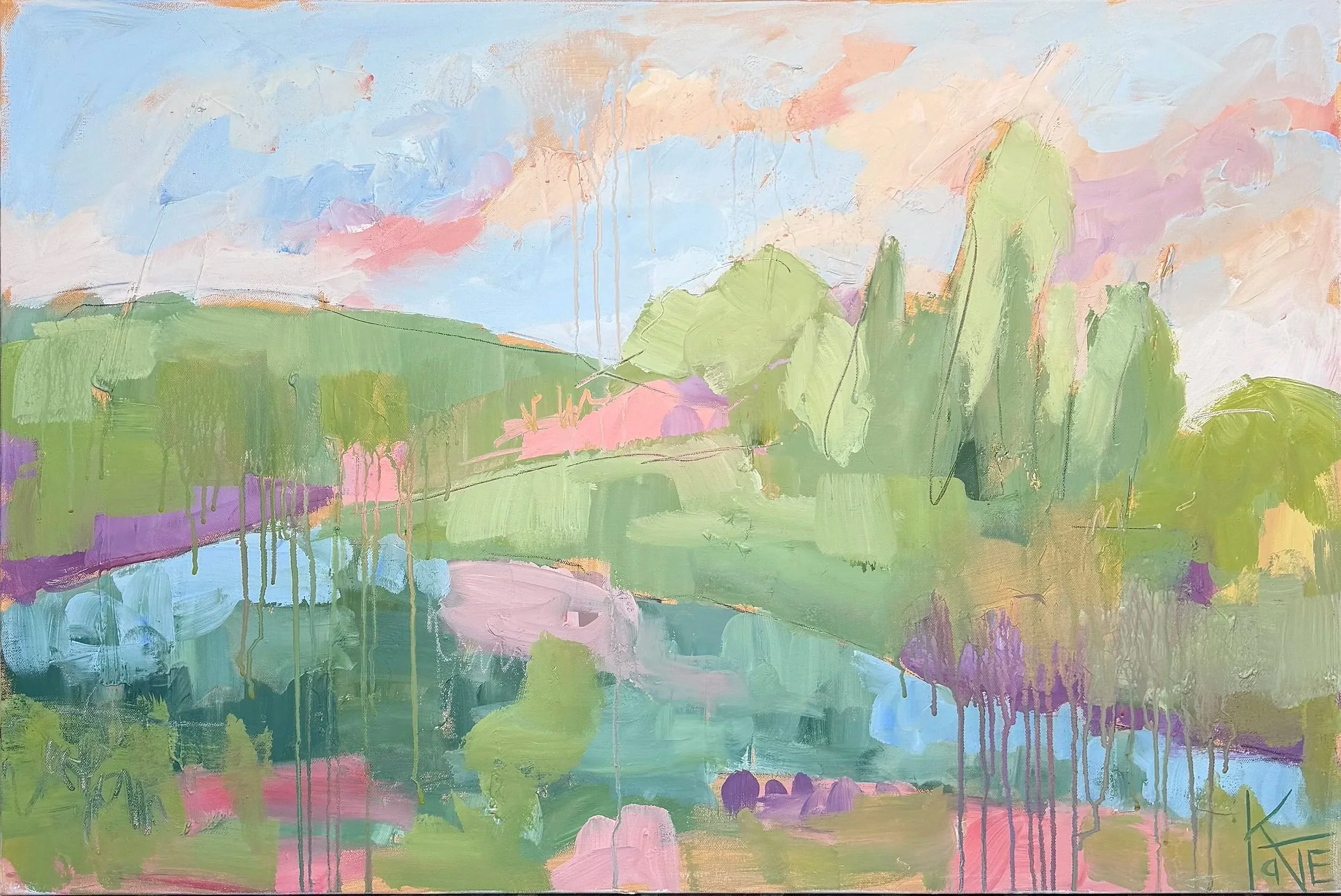 "Sunrise from the Porch"