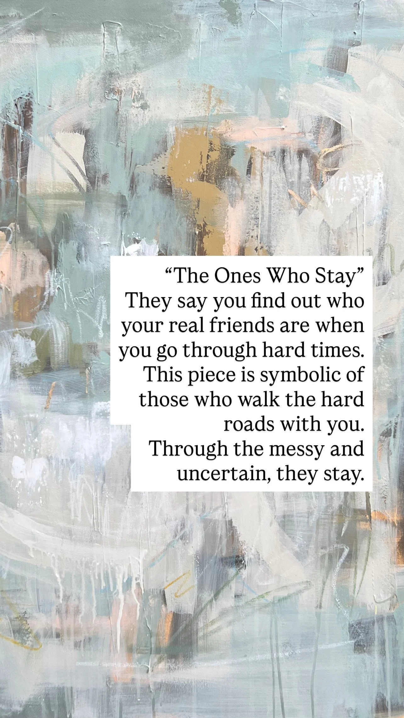 "The Ones Who Stay"