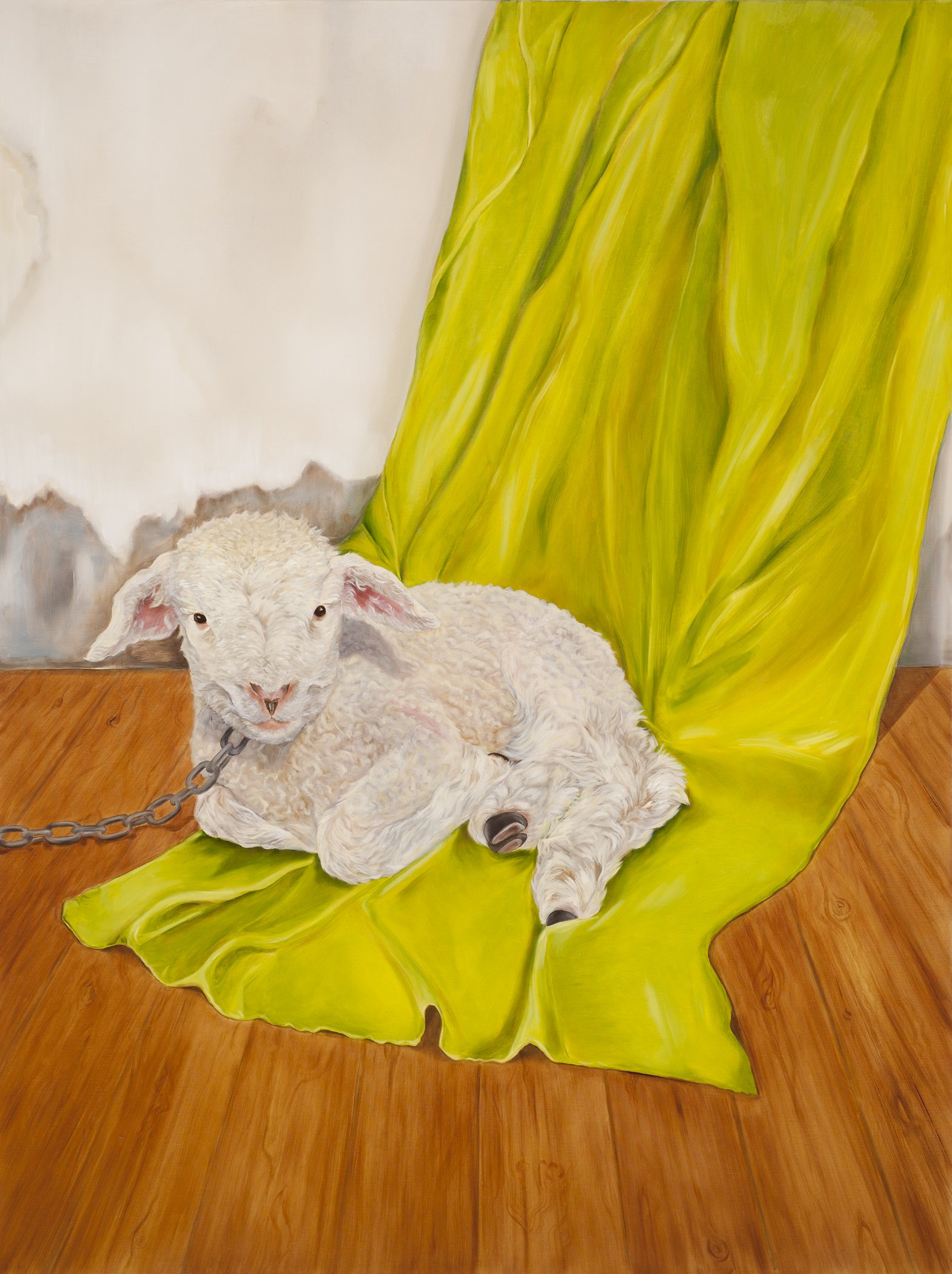 Lamby, oil on linen, 97 x 122cm