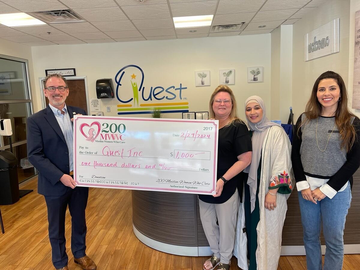 We had the pleasure of awarding Quest Inc with the $1,000 grant from our Q1 Meeting. 👏🏼👏🏼👏🏼

We had an incredible visit to see how our donations will impact the lives of adults living with disabilities. 

Quest Inc focuses on adults and childre