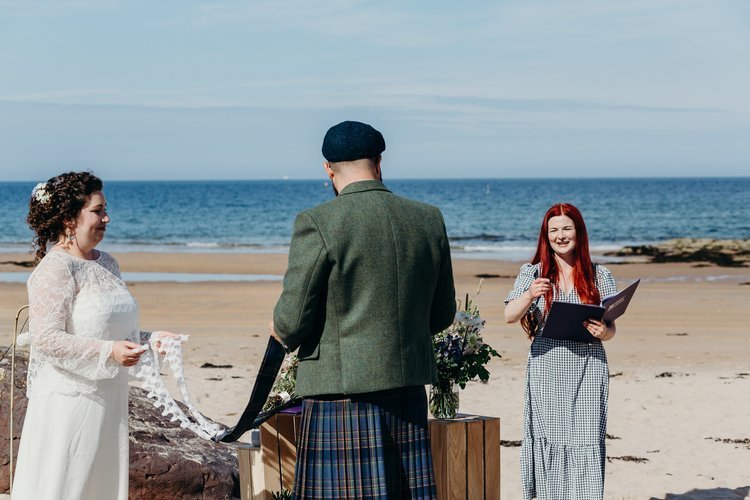  scotland beach wedding, scottish beach elopement, edinburgh elopement packages, scotland best elopement photographers, natural light elopement photography scotland, the elopement society, solen collet 