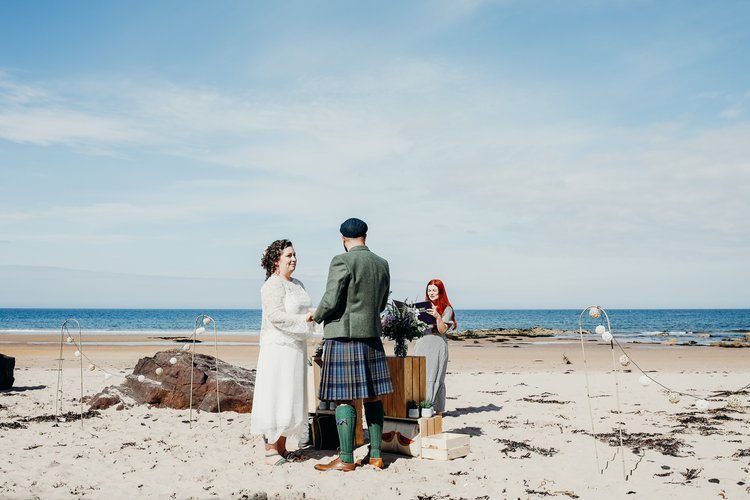  scotland beach wedding, scottish beach elopement, edinburgh elopement packages, scotland best elopement photographers, natural light elopement photography scotland, the elopement society, solen collet 