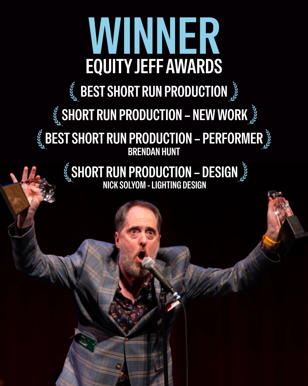 Winners of the 2026 Equity Jeff Awards include ‘Leopoldstadt,’ ‘Octet’ and Brendan Hunt’s ‘The Movement You Need’
